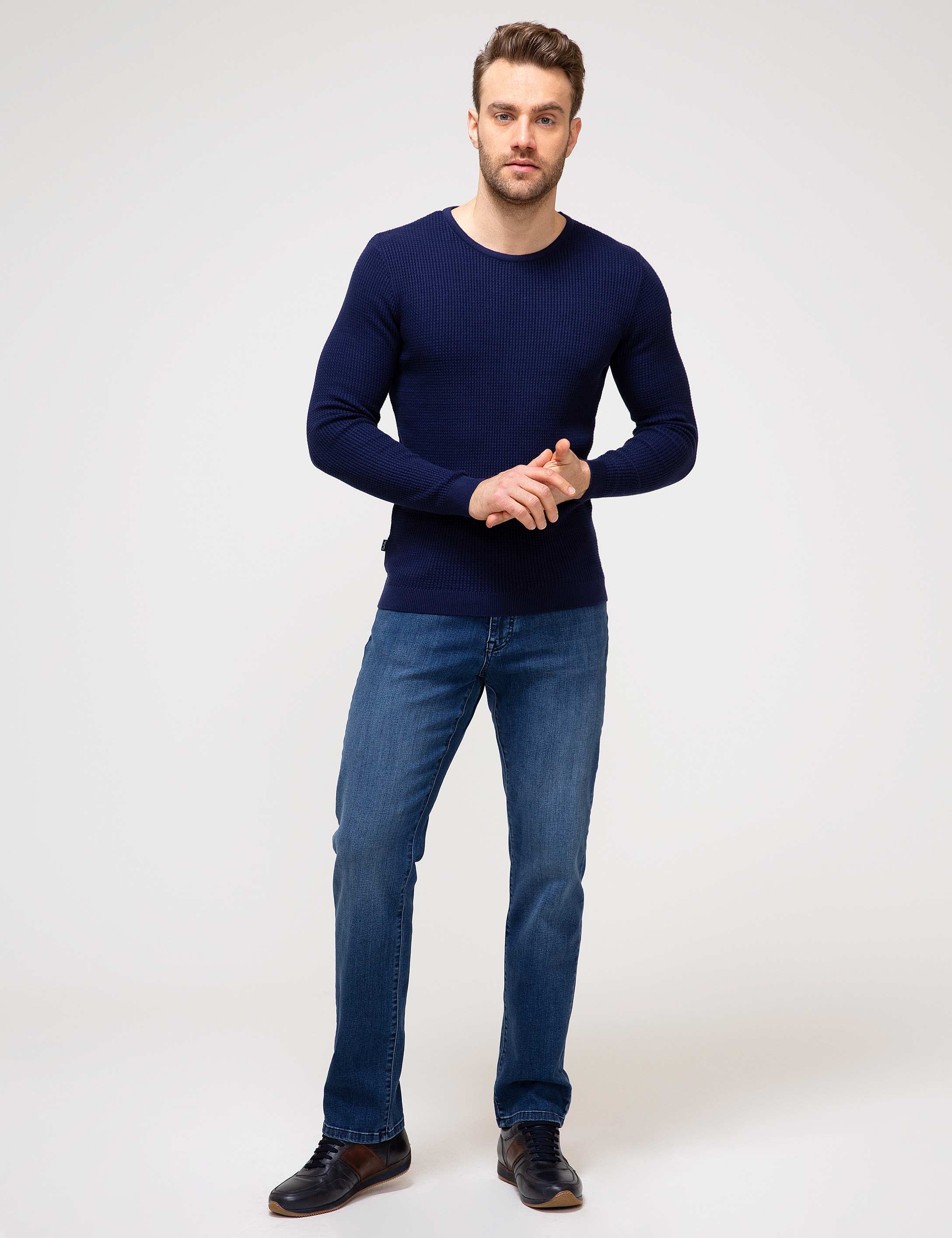 Lacivert Triko Kazak