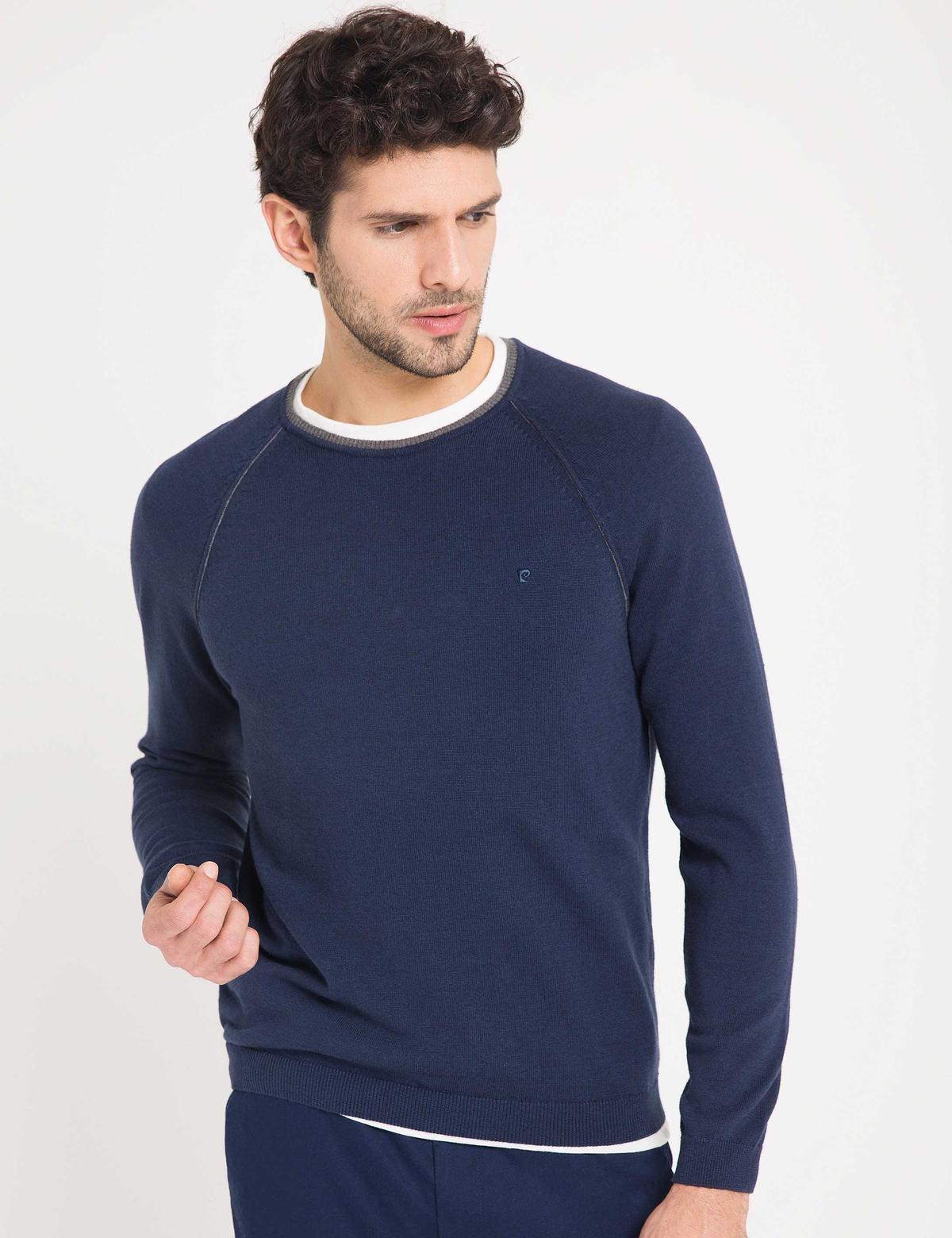 Lacivert Triko Kazak - 50174945052