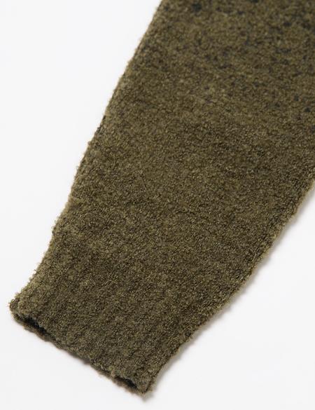 Yeşil Slim Fit Triko Hırka - 50174950094