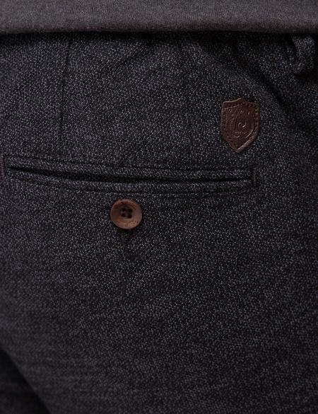 Siyah Slim Fit Chino Pantolon - 50175141036