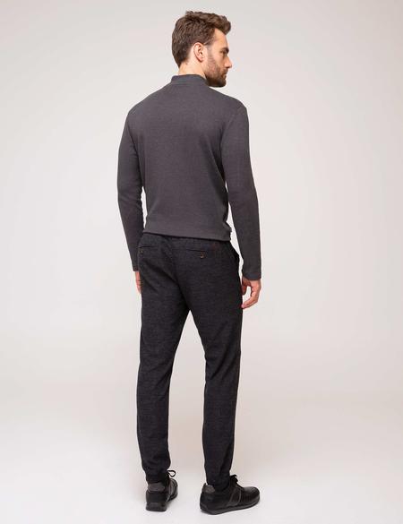 Siyah Slim Fit Chino Pantolon - 50175141036