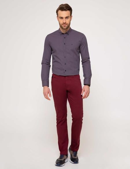 Bordo Slim Fit Chino Pantolon - 50175152042
