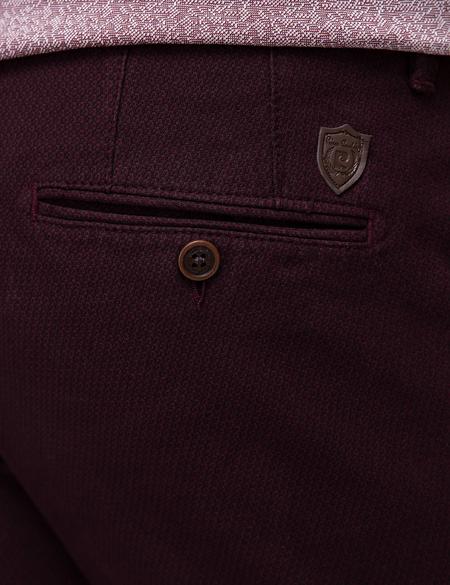 Bordo Slim Fit Chino Pantolon - 50175155041
