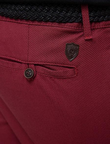 Bordo Slim Fit Chino Pantolon - 50175188041