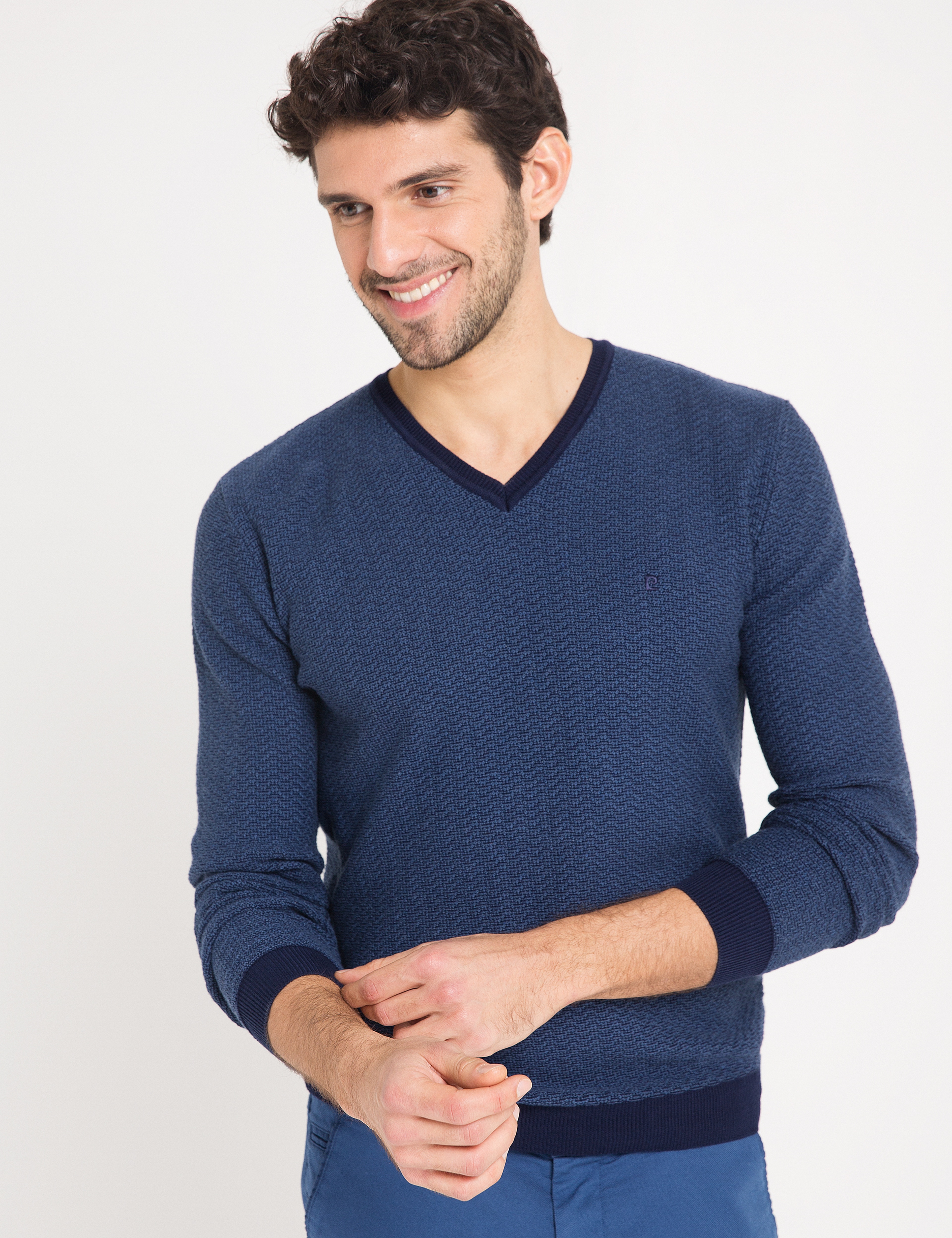 Mavi Slim Fit Triko Kazak - Image 1