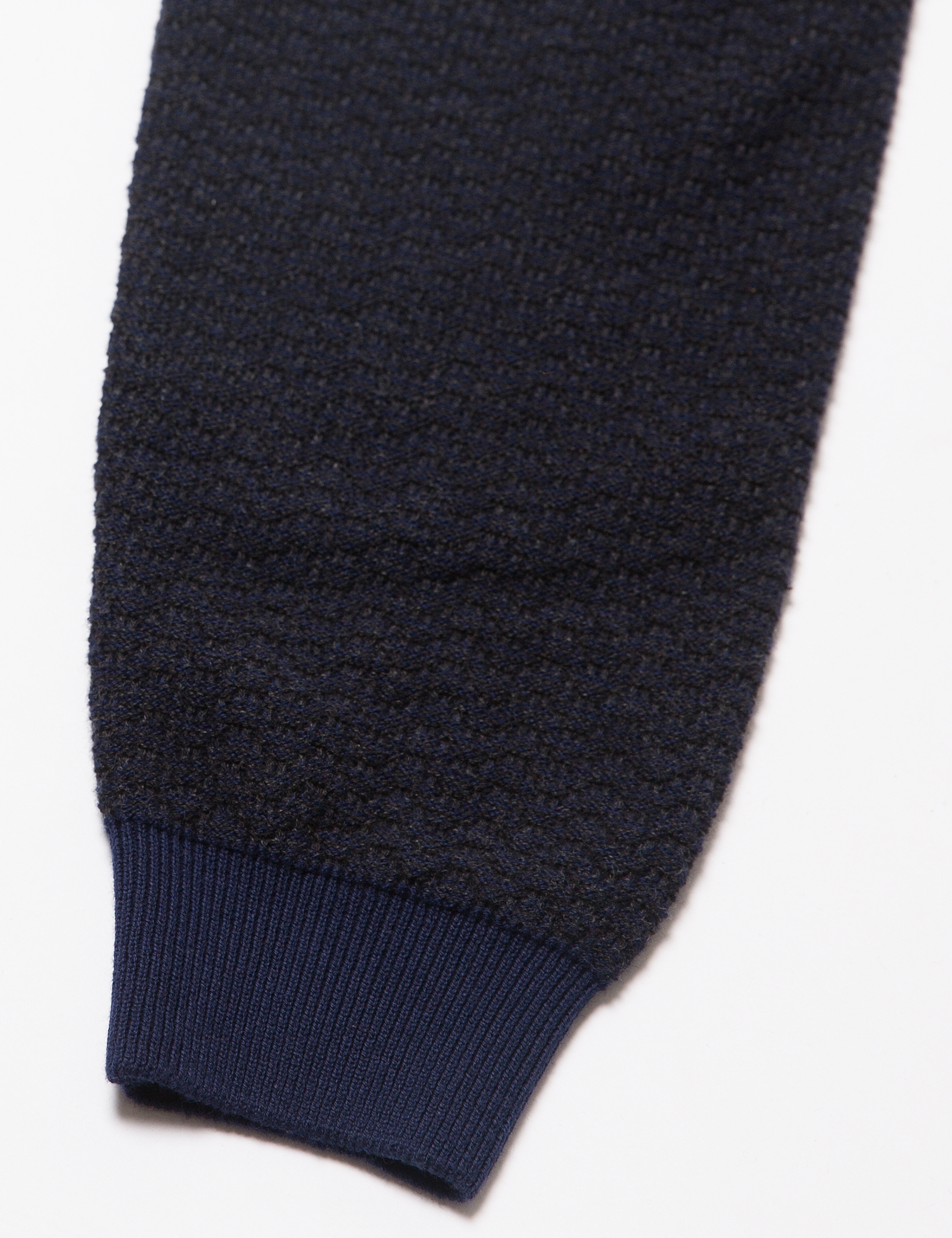 Antrasit Gri Melanj Slim Fit Triko Kazak