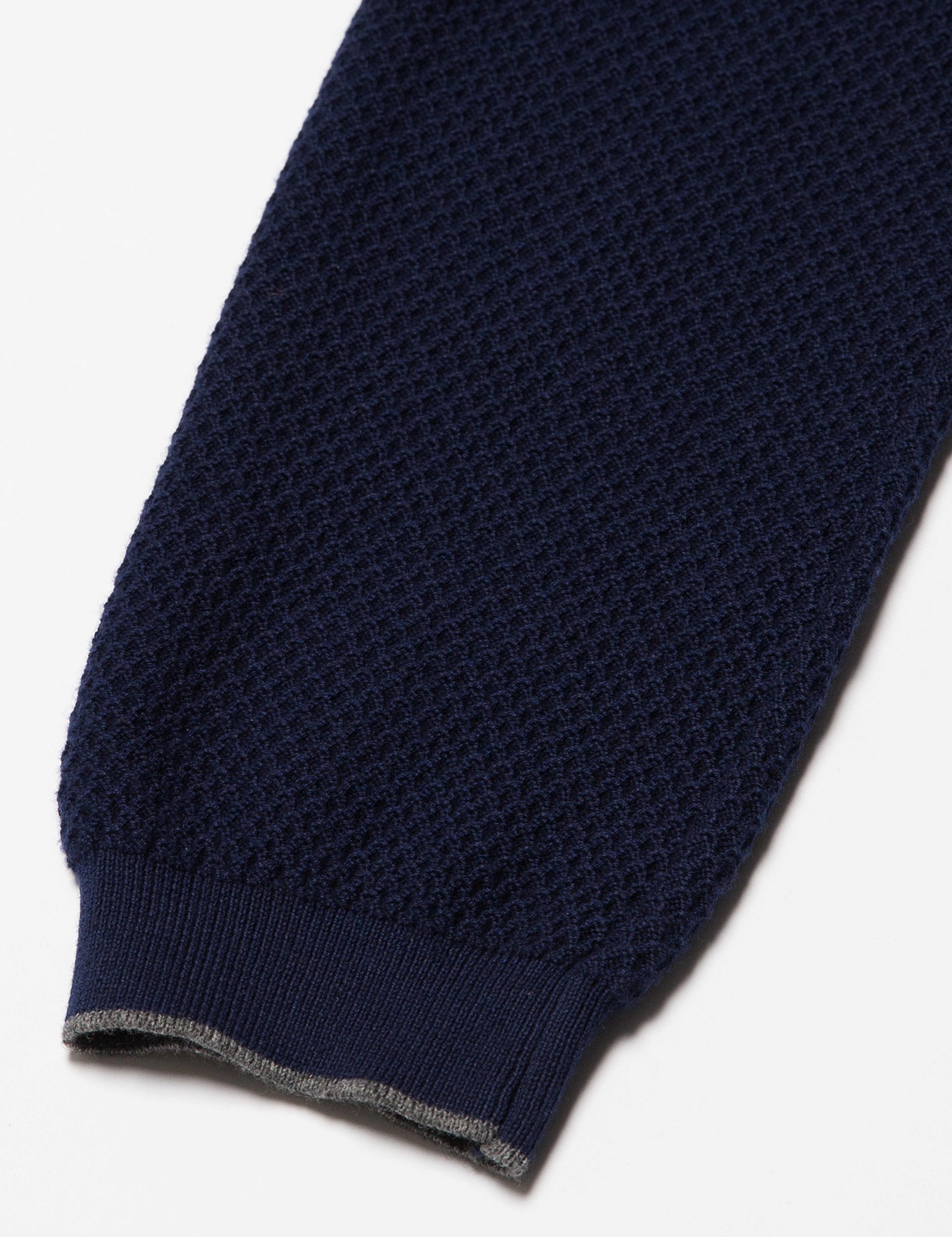 Lacivert Slim Fit Triko Kazak - Image 4