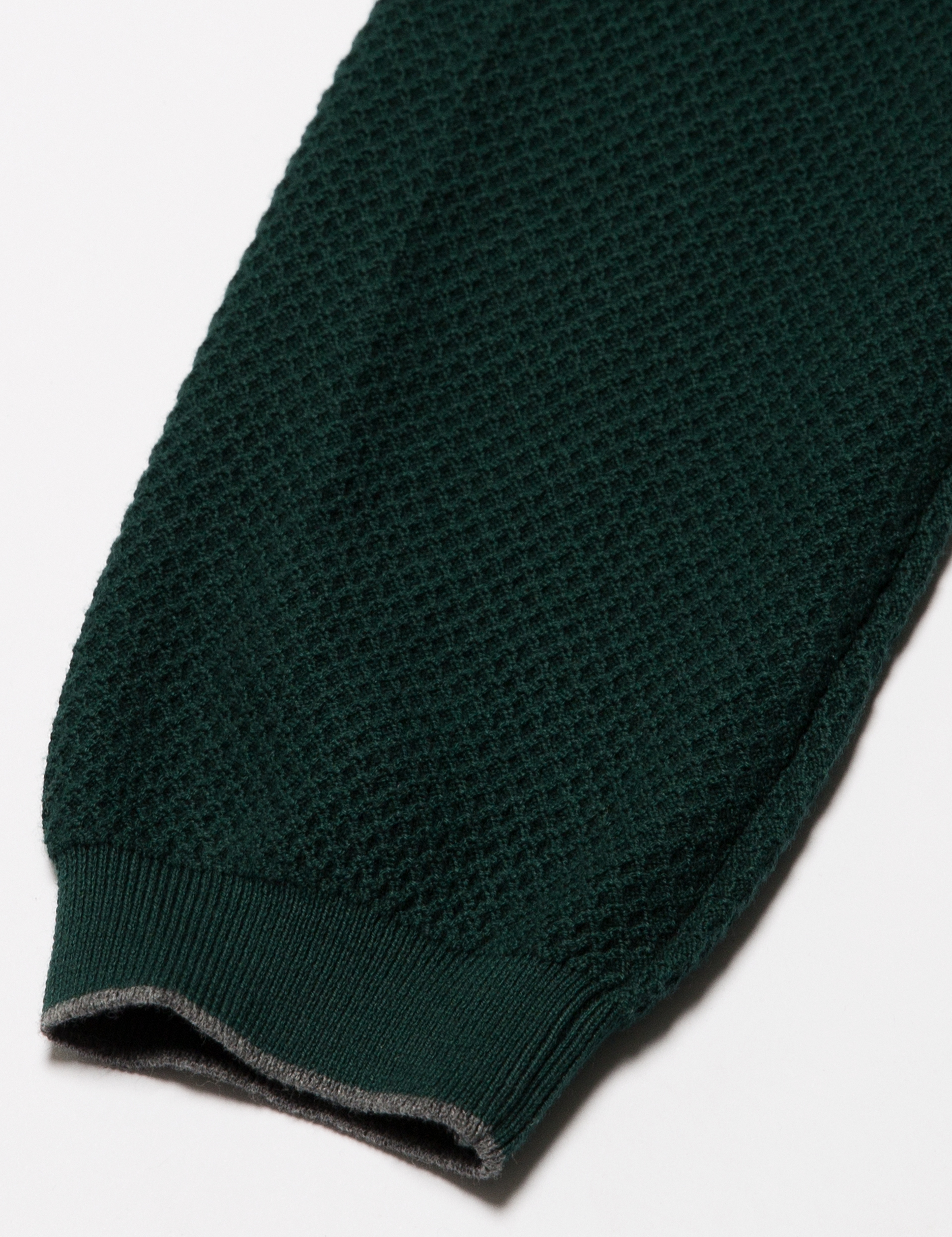 Yeşil Slim Fit Triko Kazak - Image 4