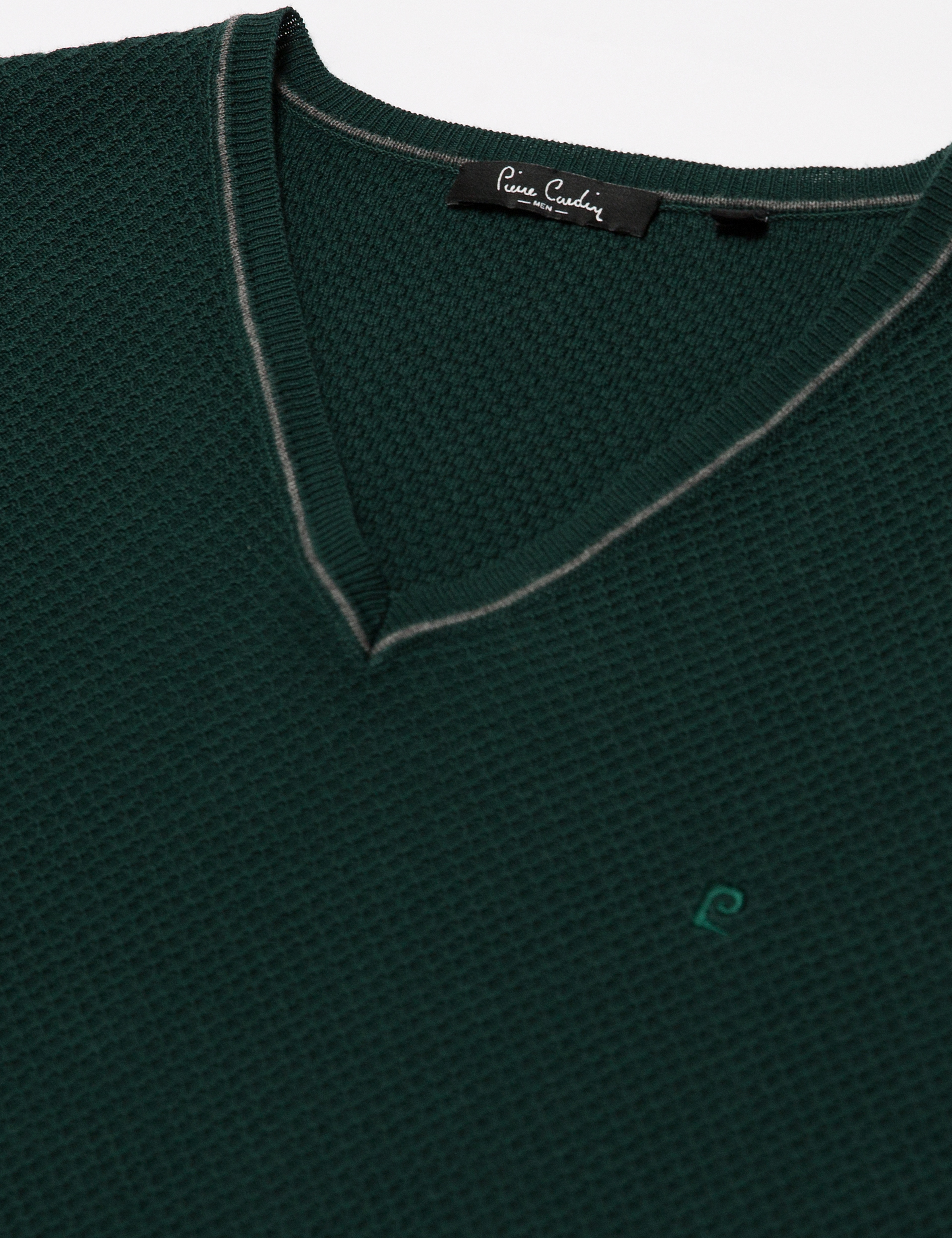 Yeşil Slim Fit Triko Kazak - Image 3