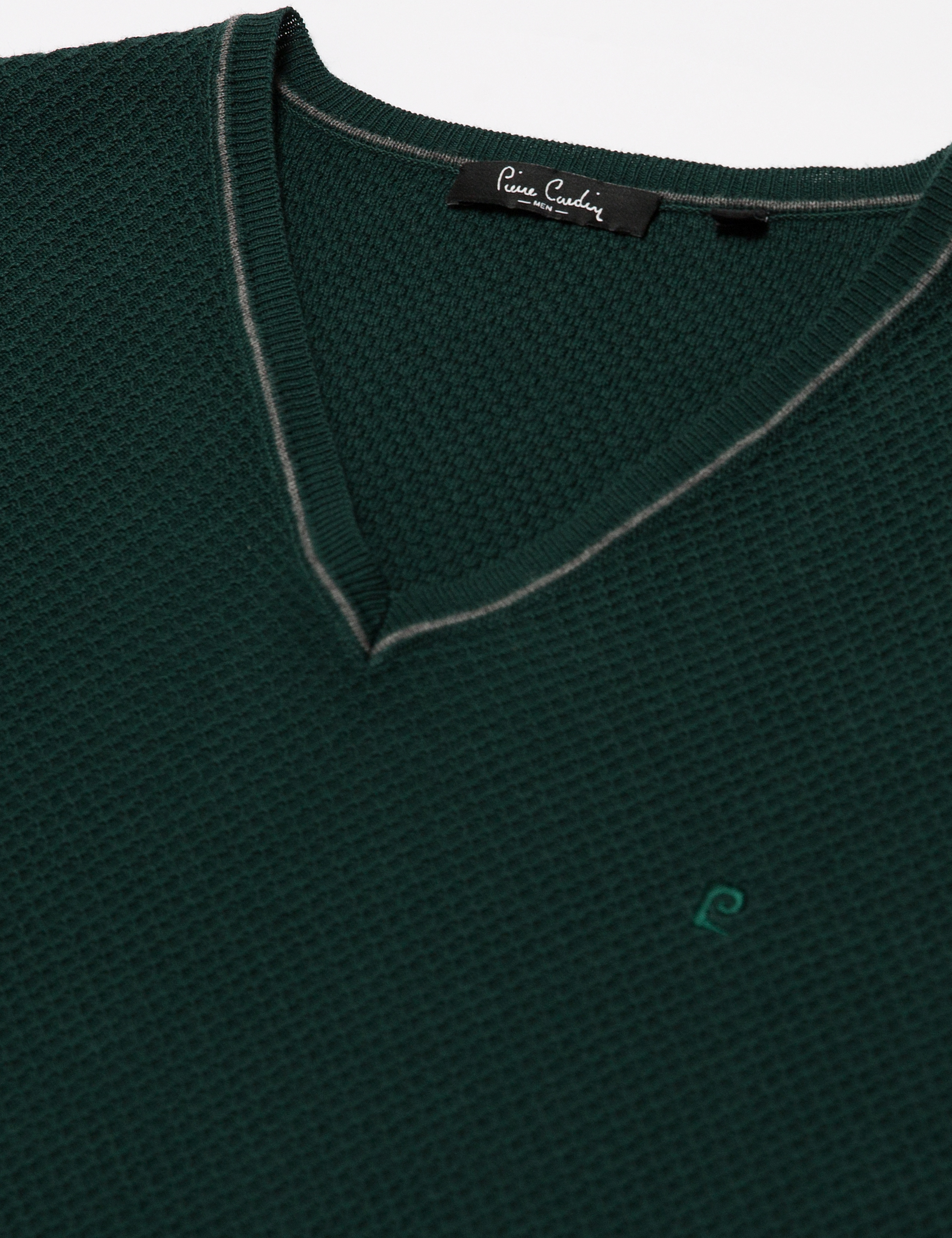 Yeşil Slim Fit Triko Kazak