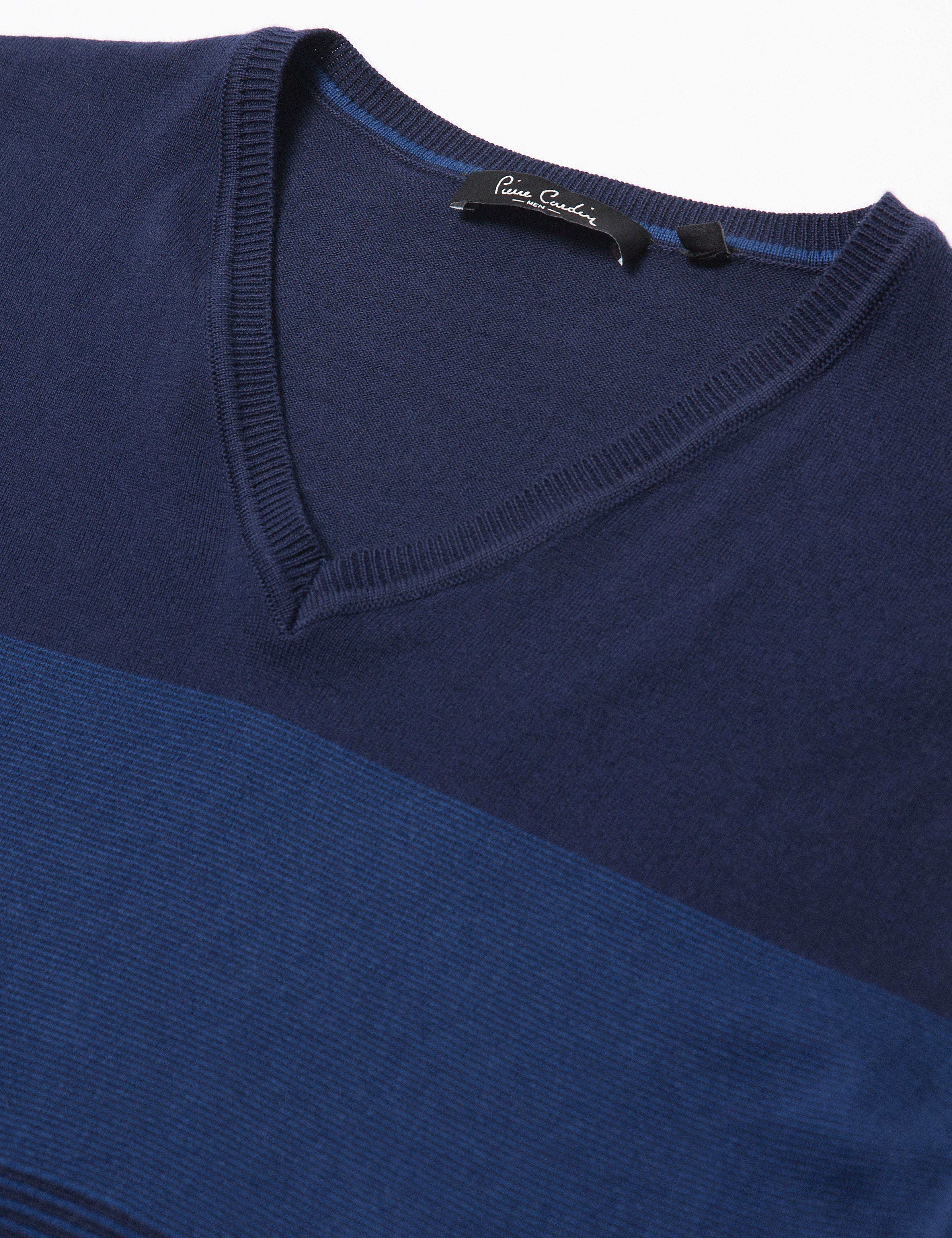 Lacivert Slim Fit Triko Kazak - Image 3