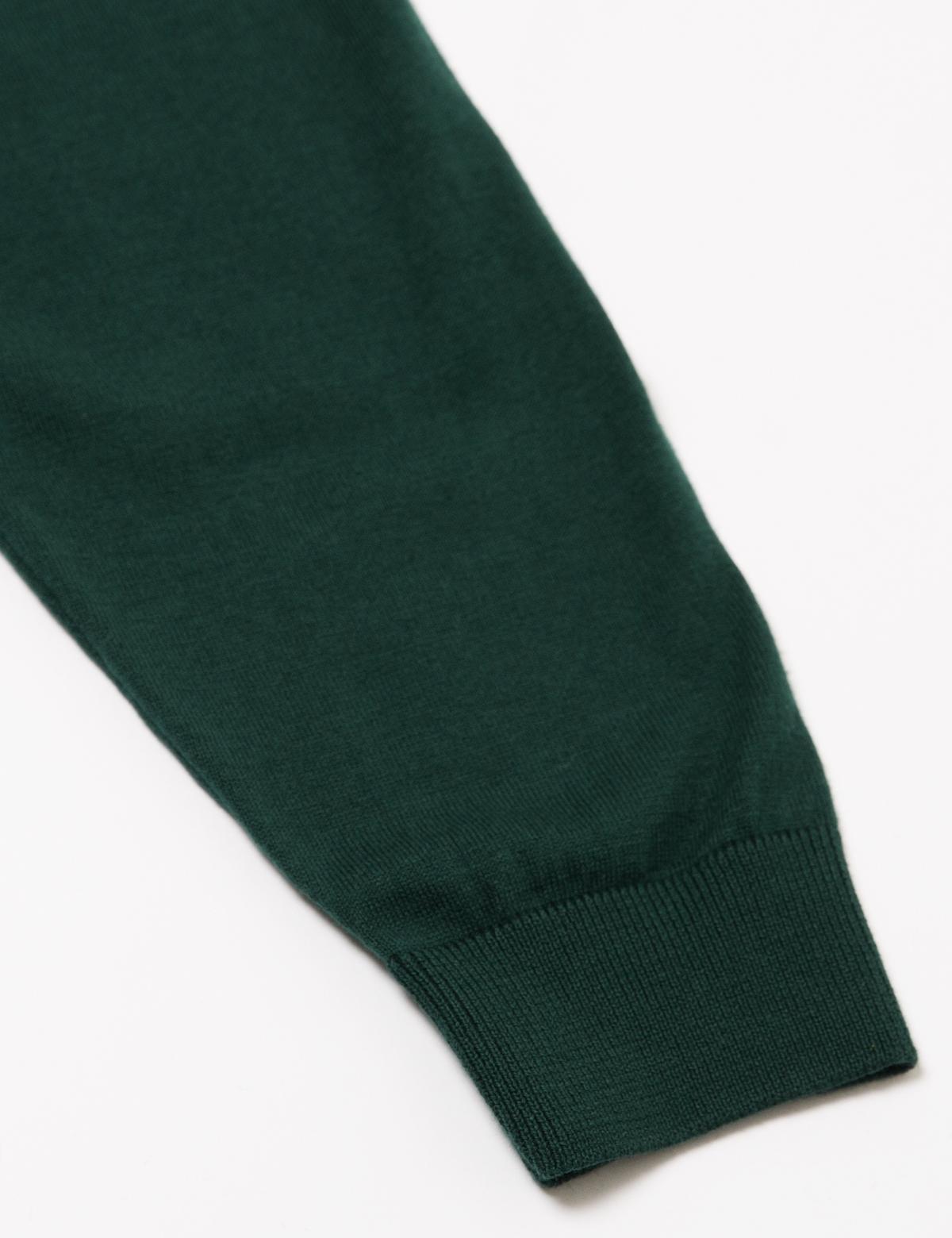 Yeşil Triko Hırka - 50175325093