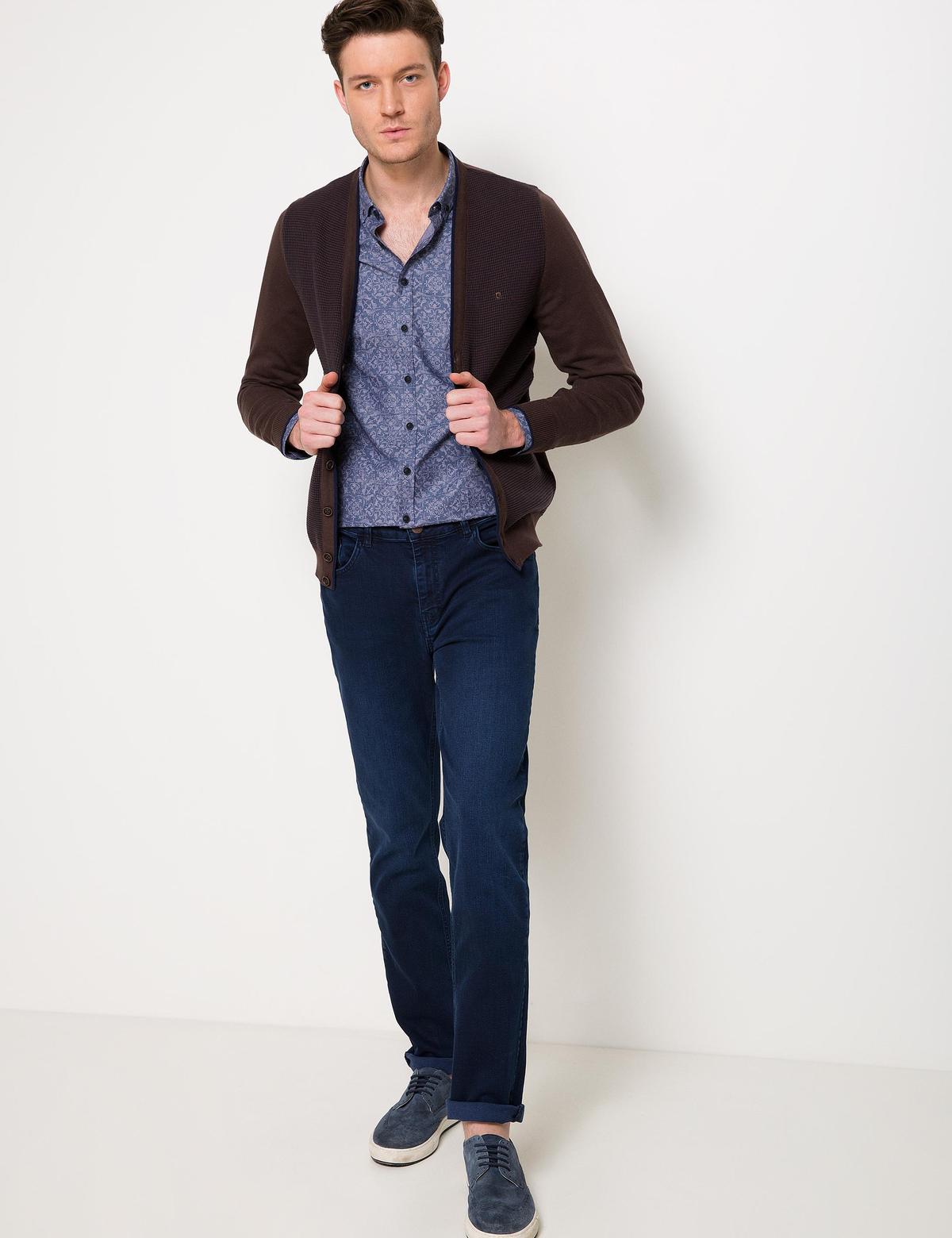 Kahverengi Triko Hırka - 50175328001