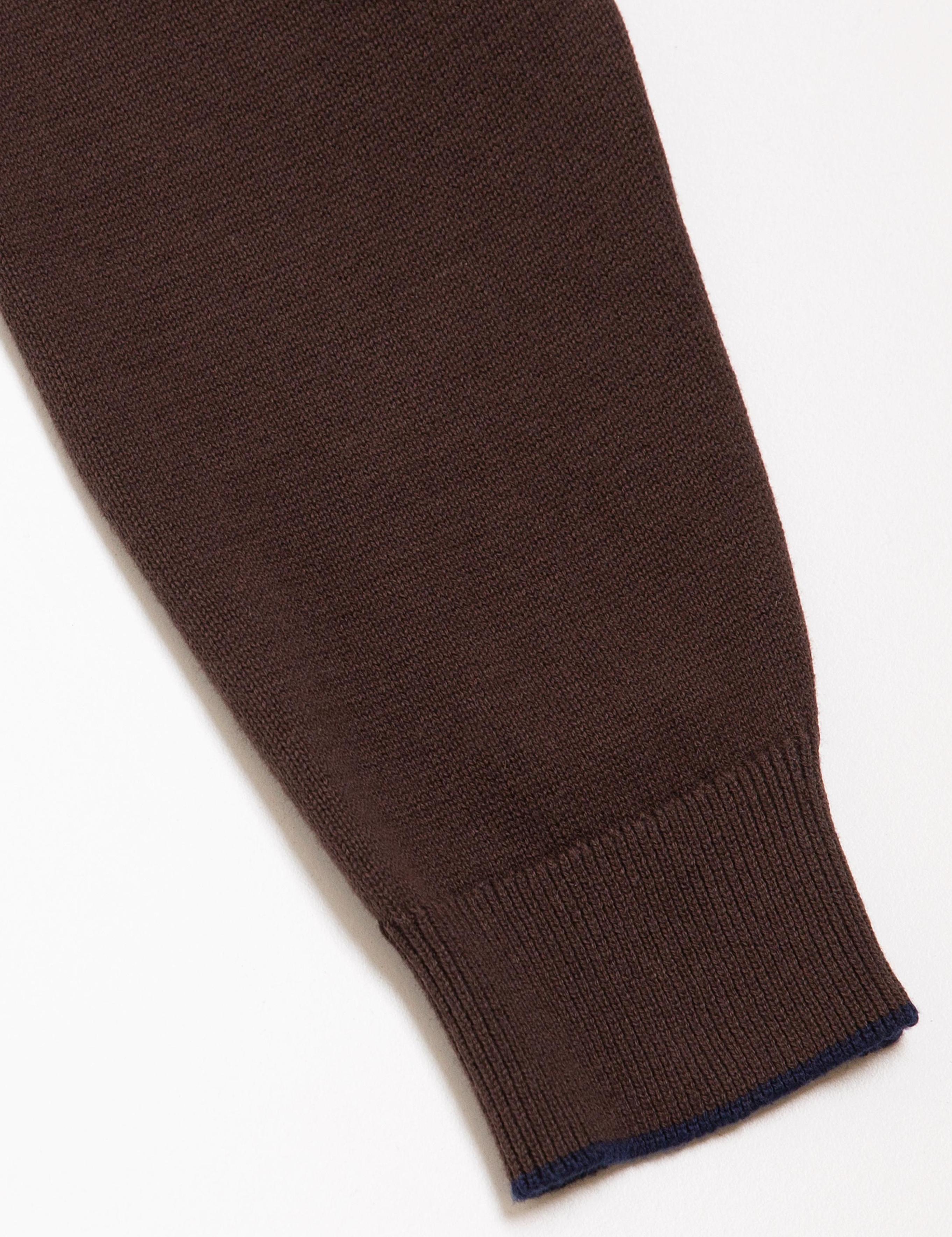 Kahverengi Triko Hırka