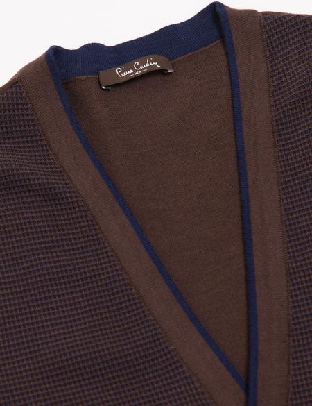 Kahverengi Triko Hırka - 50175328001