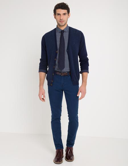 Lacivert Triko Hırka - 50175328064