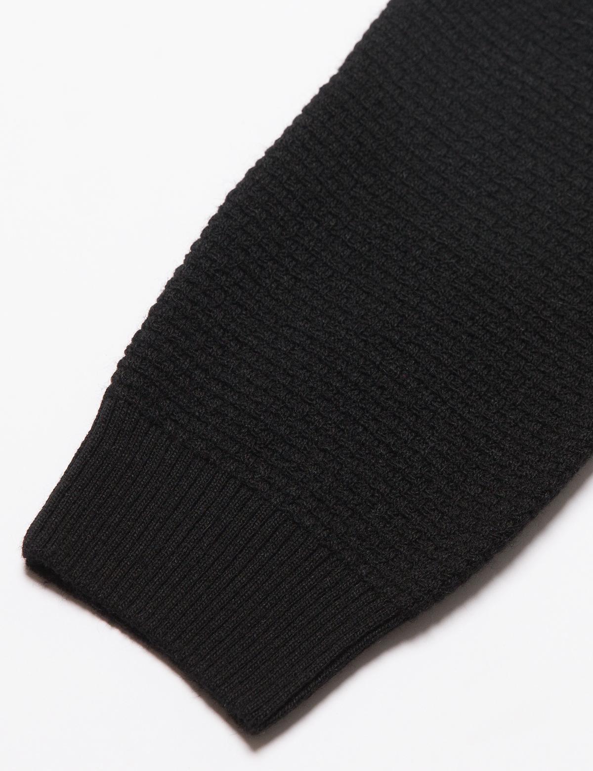 Yeşil Slim Fit Triko Kazak - 50175329063