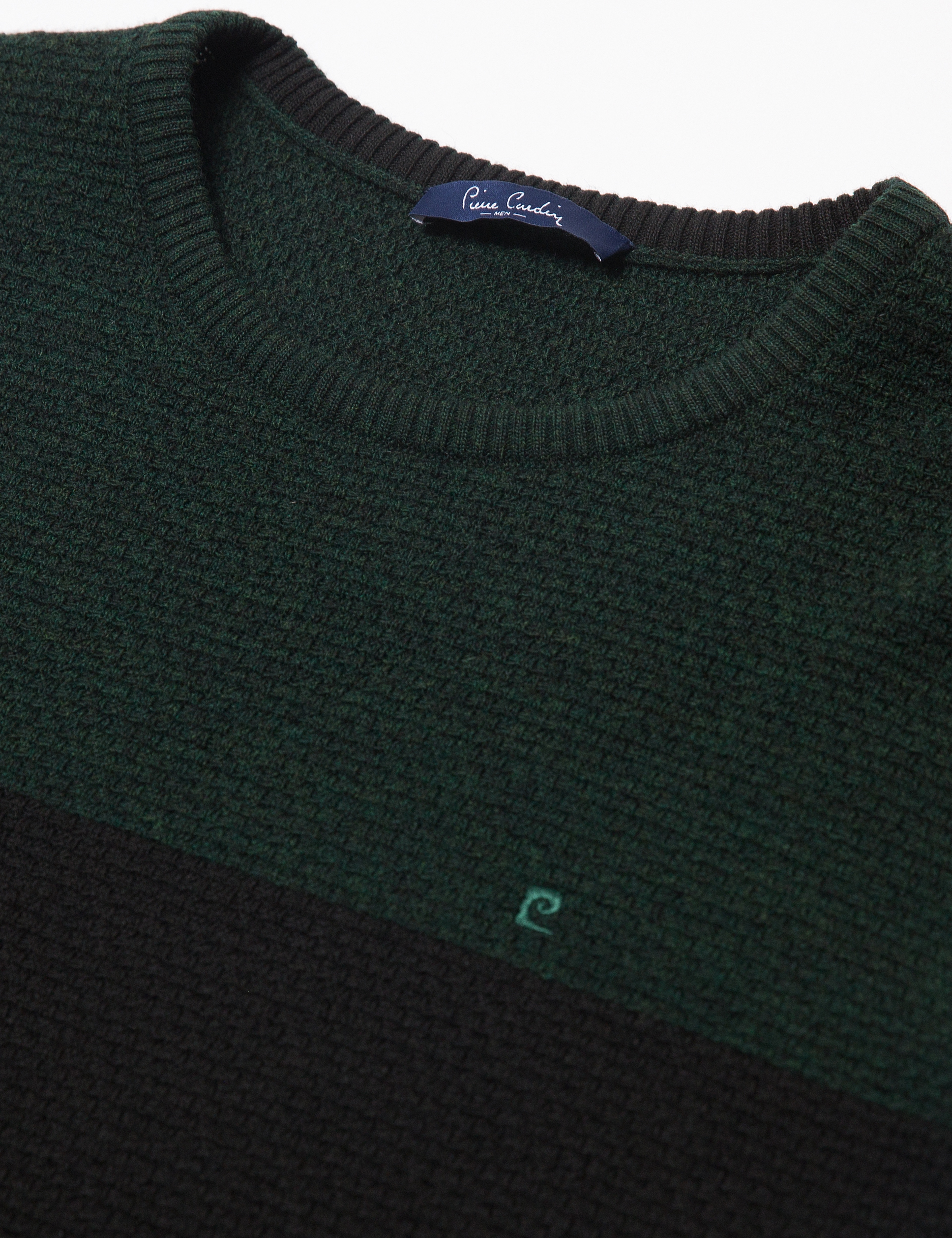 Yeşil Slim Fit Triko Kazak - Image 3
