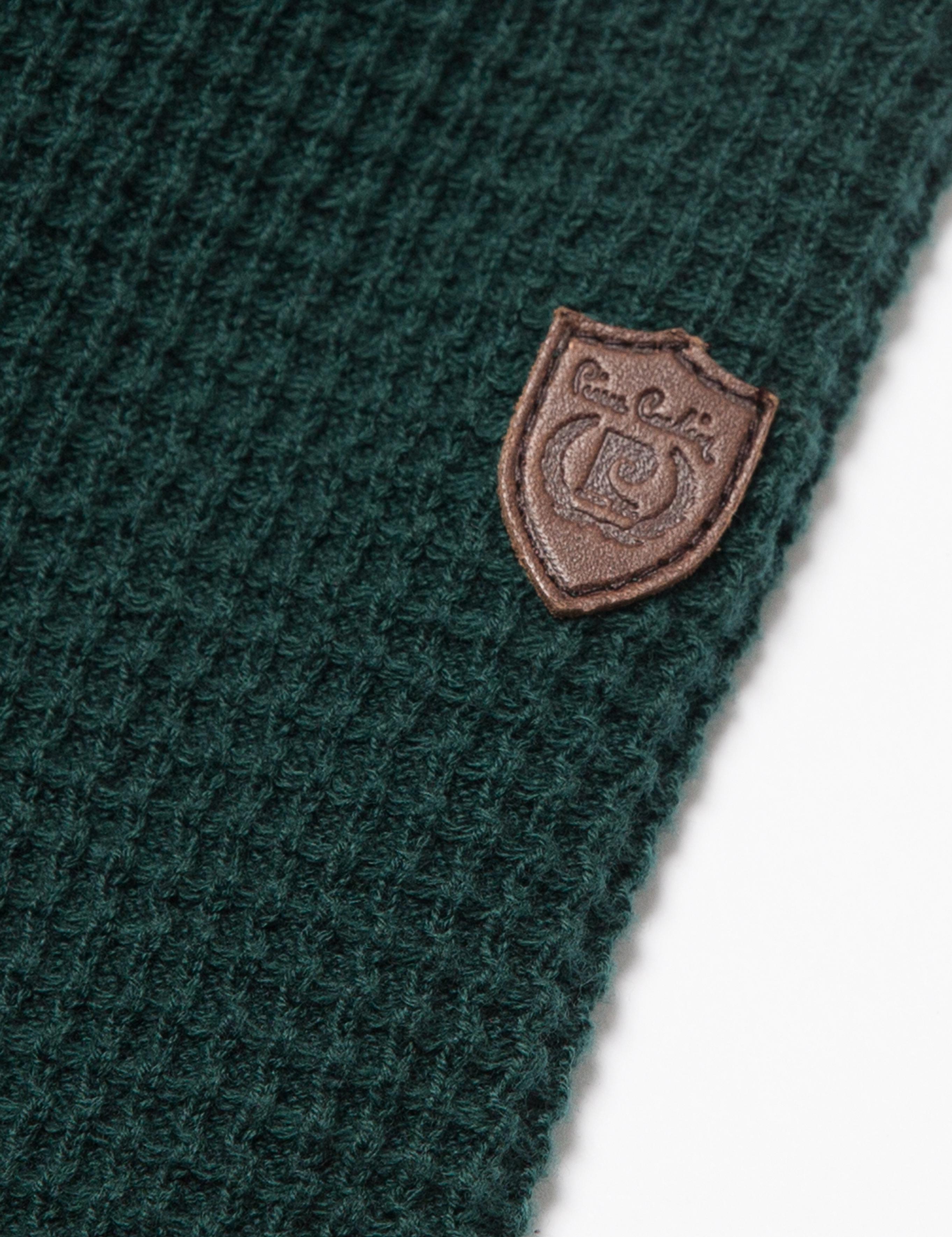 Koyu Yeşil Slim Fit Triko Kazak