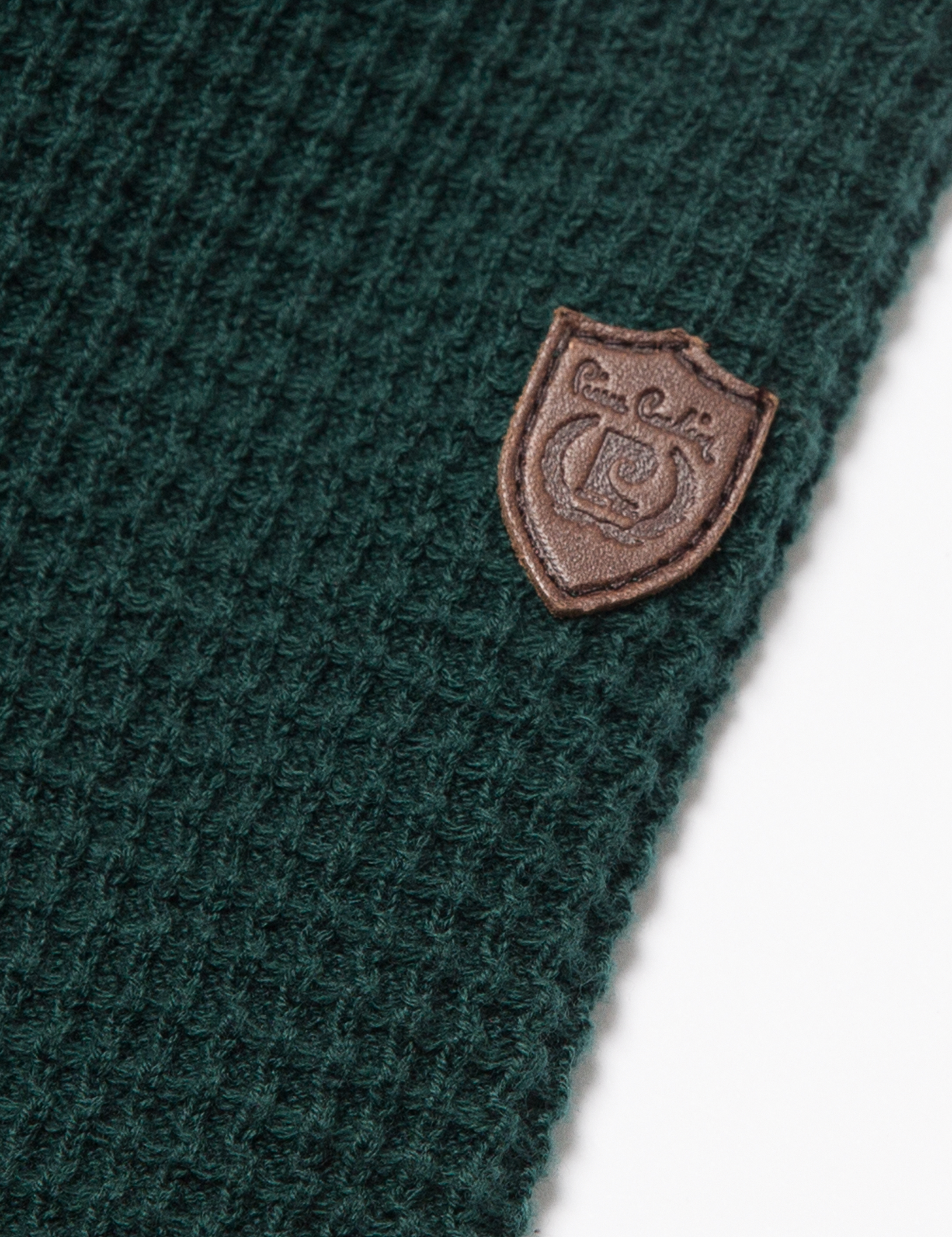 Koyu Yeşil Slim Fit Triko Kazak - Image 5