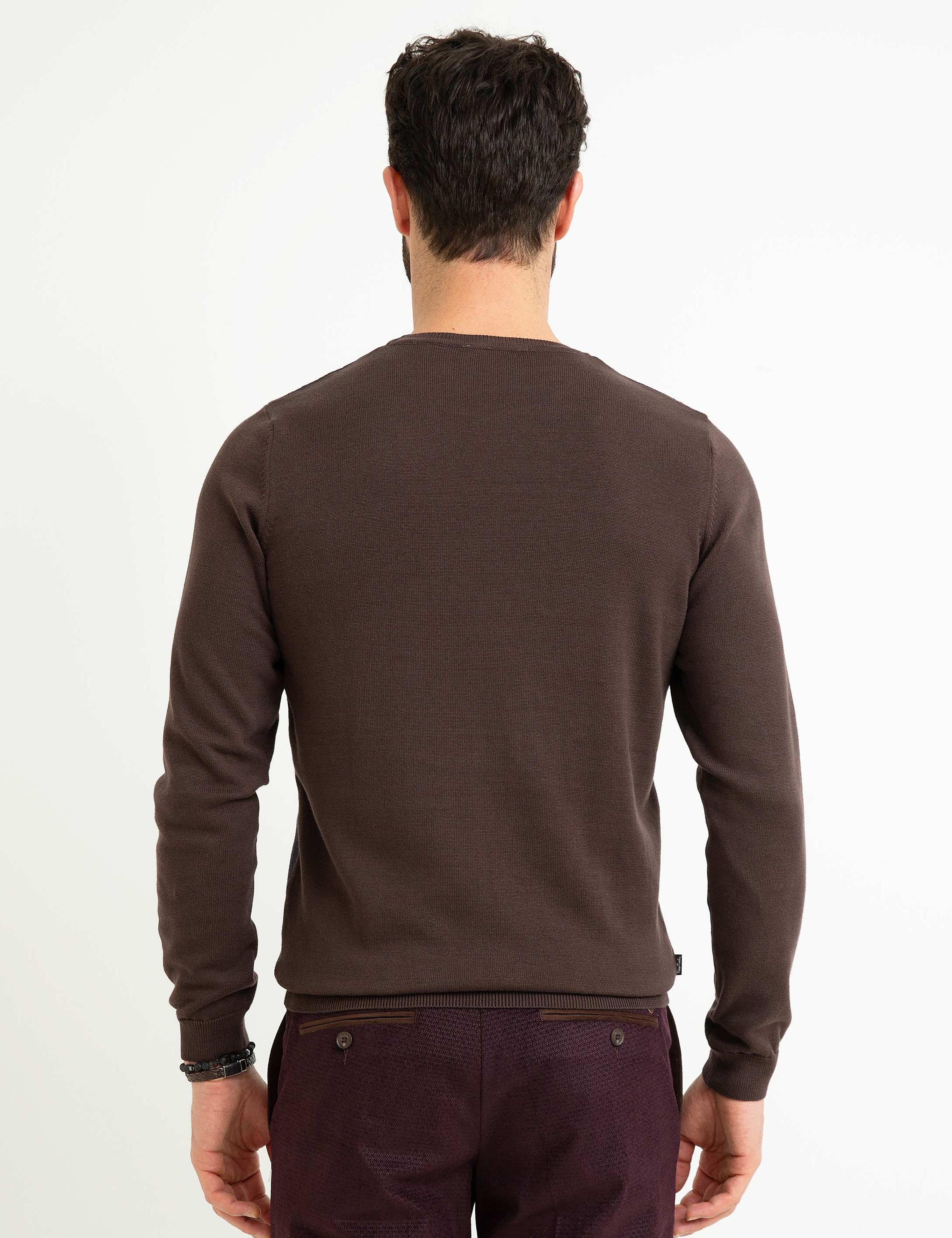 Kahverengi Triko Kazak