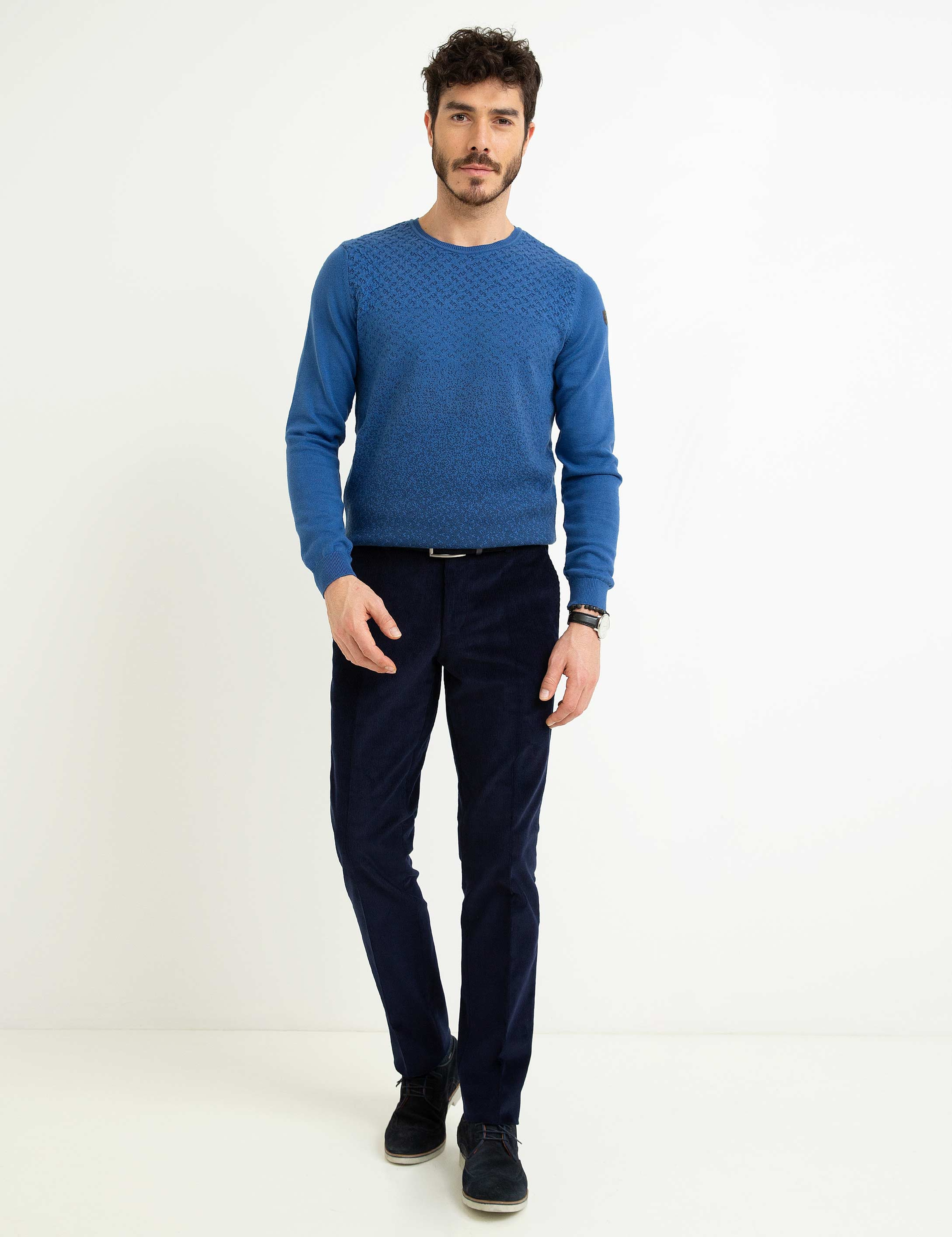 Mavi Slim Fit Triko Kazak - Image 4