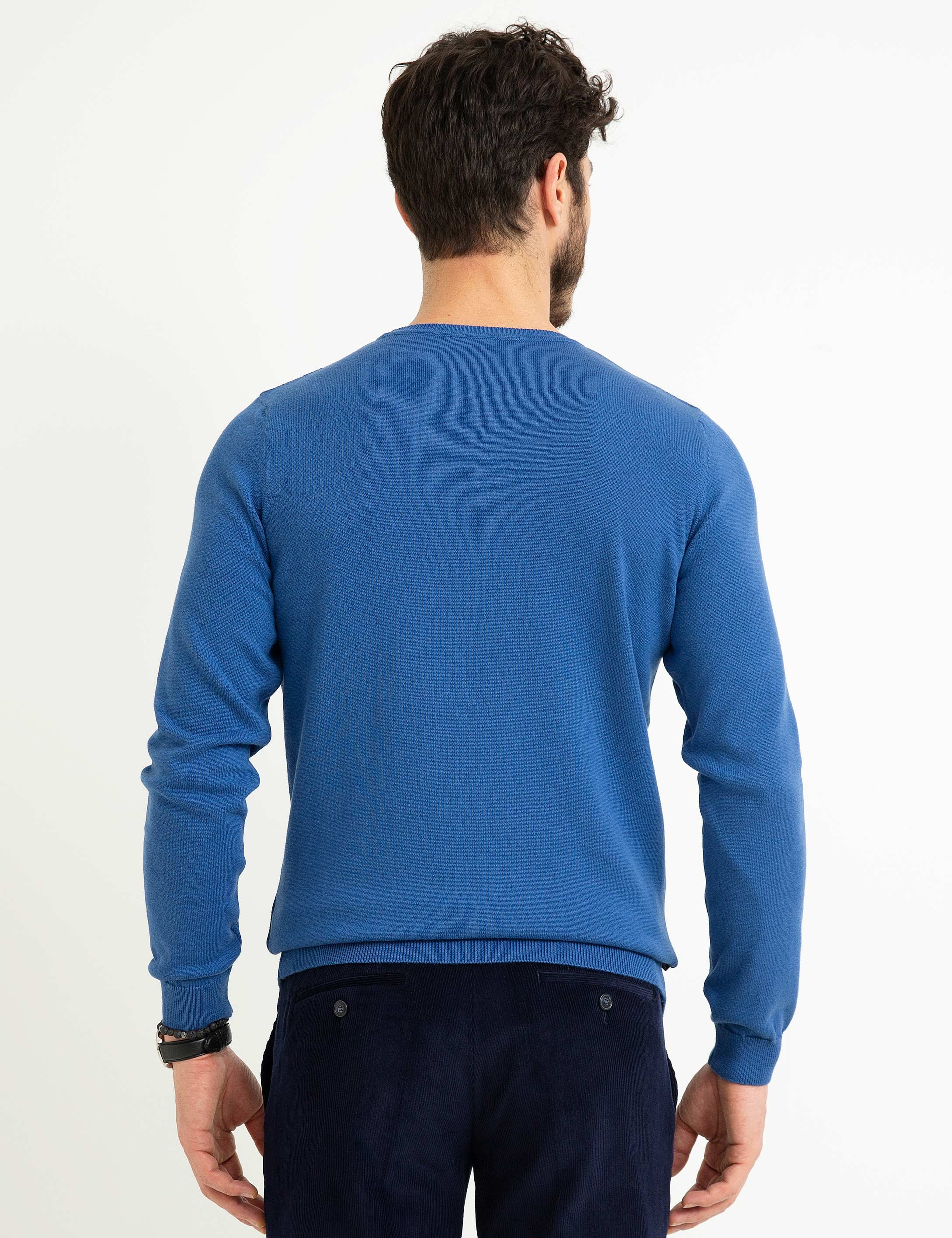 Mavi Slim Fit Triko Kazak - Image 3