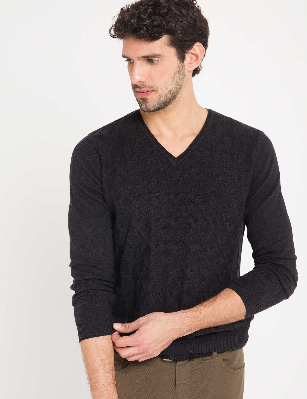 Gri Triko Kazak - 50175545051