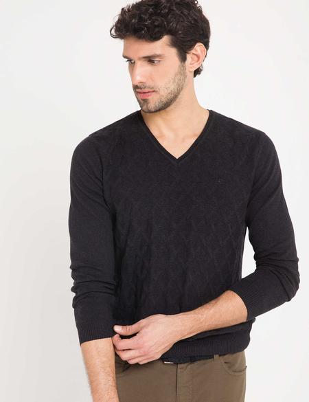 Gri Triko Kazak - 50175545051