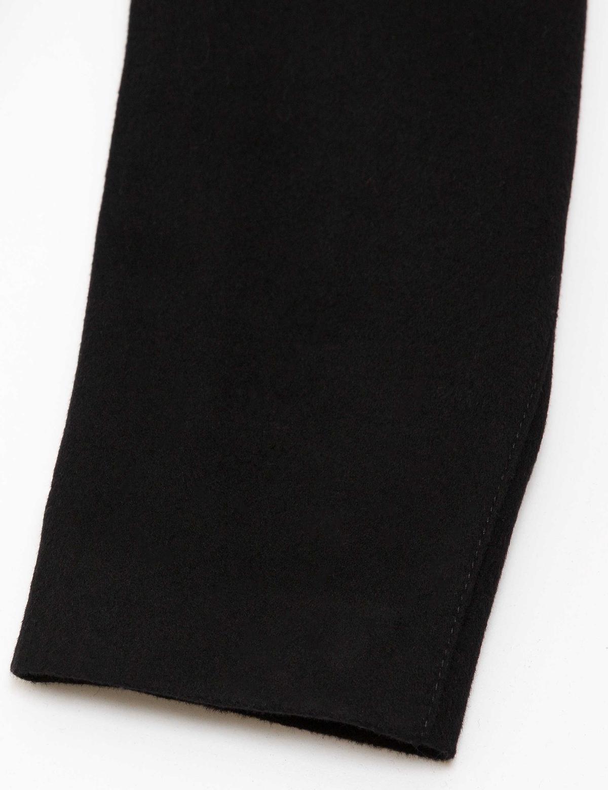 Siyah Slim Fit Palto - 50175685028