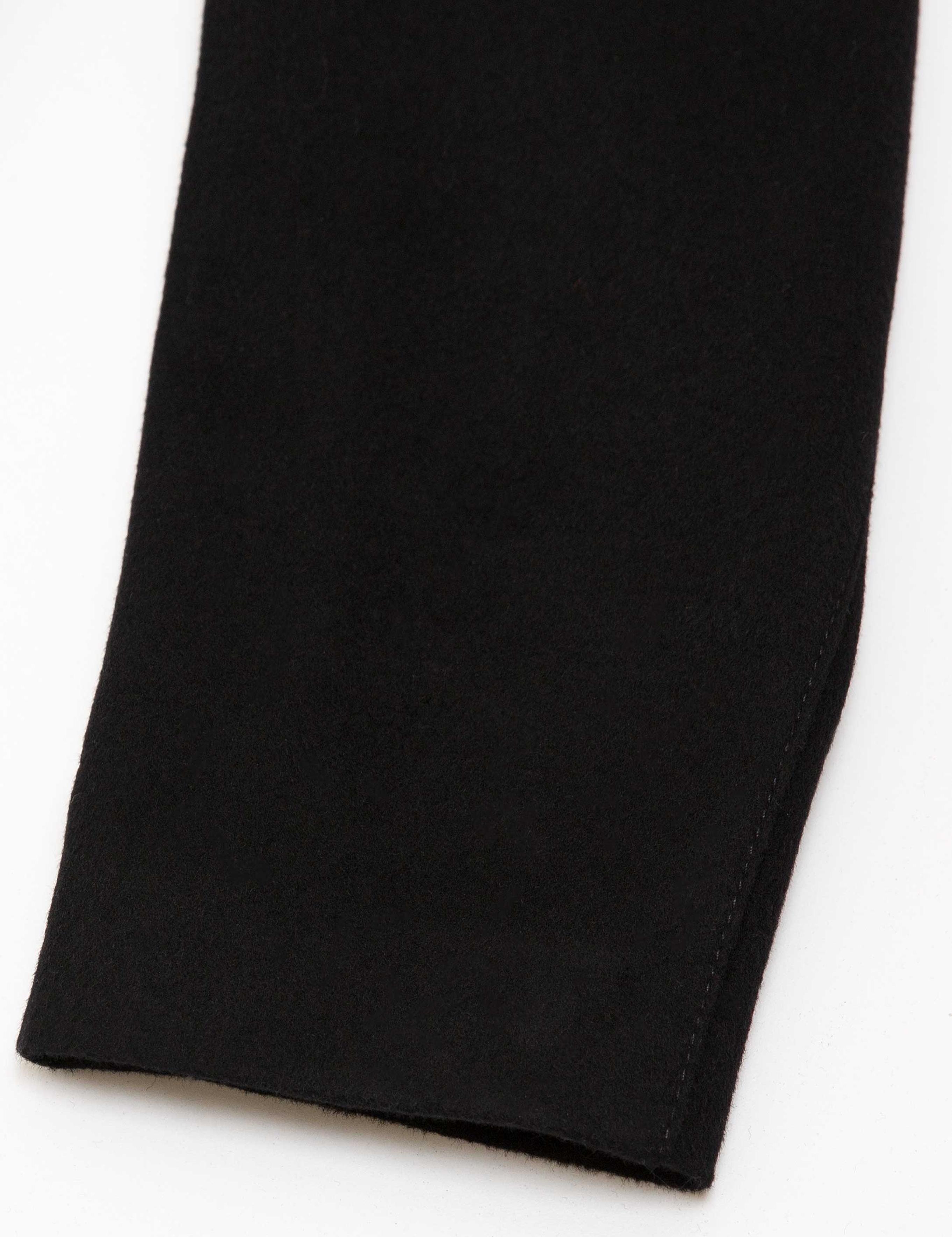 Siyah Slim Fit Palto