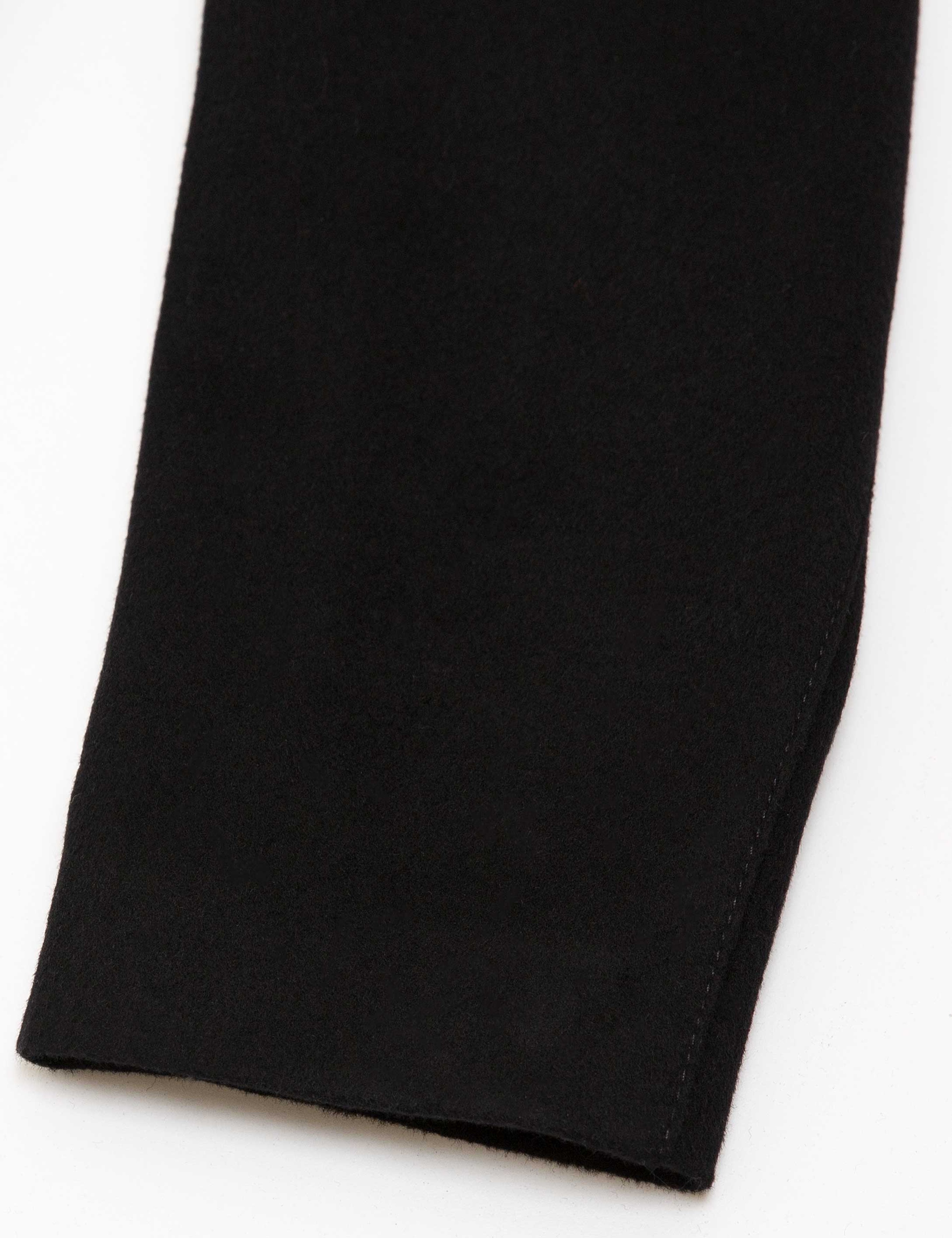 Siyah Slim Fit Palto