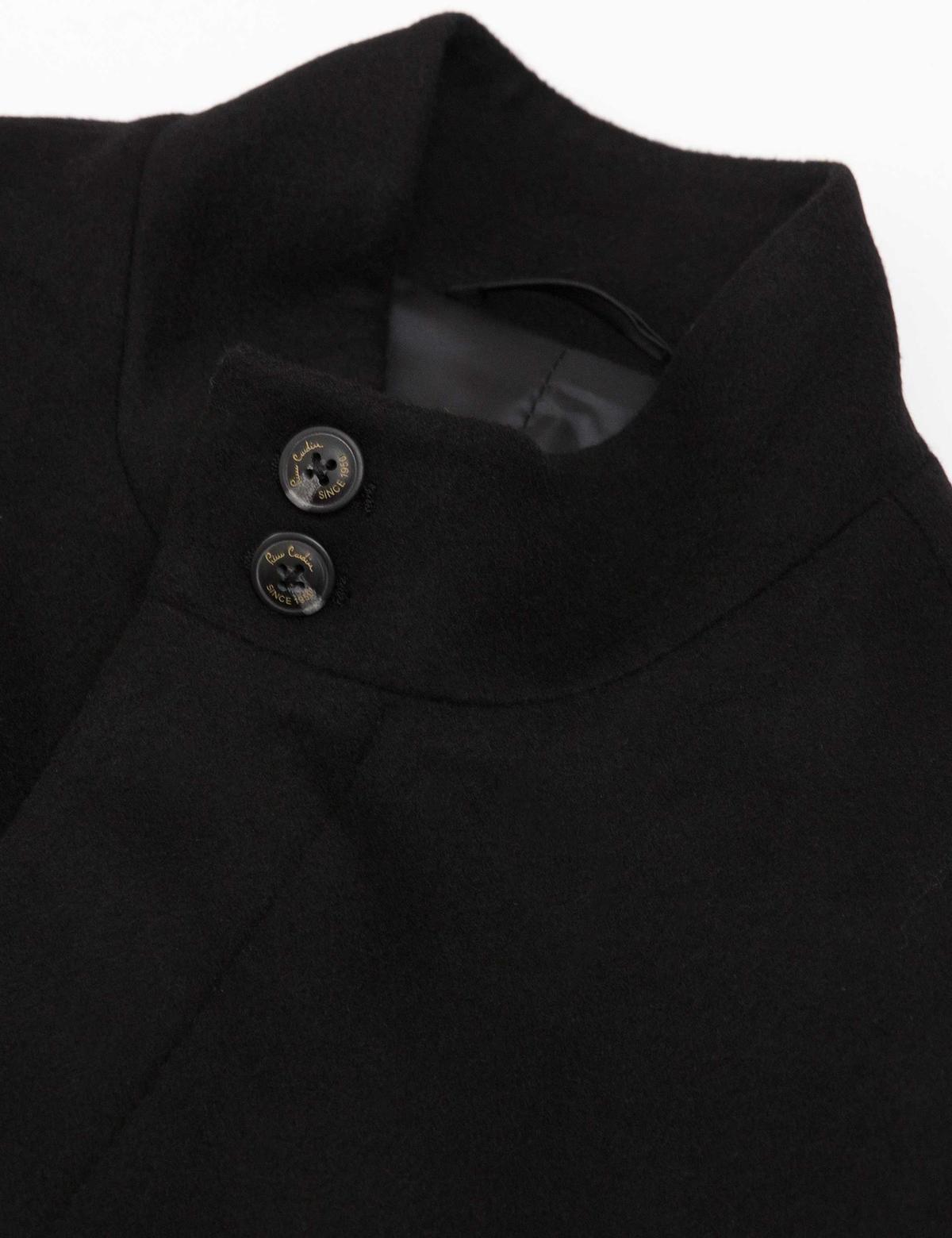 Siyah Slim Fit Palto - 50175685028