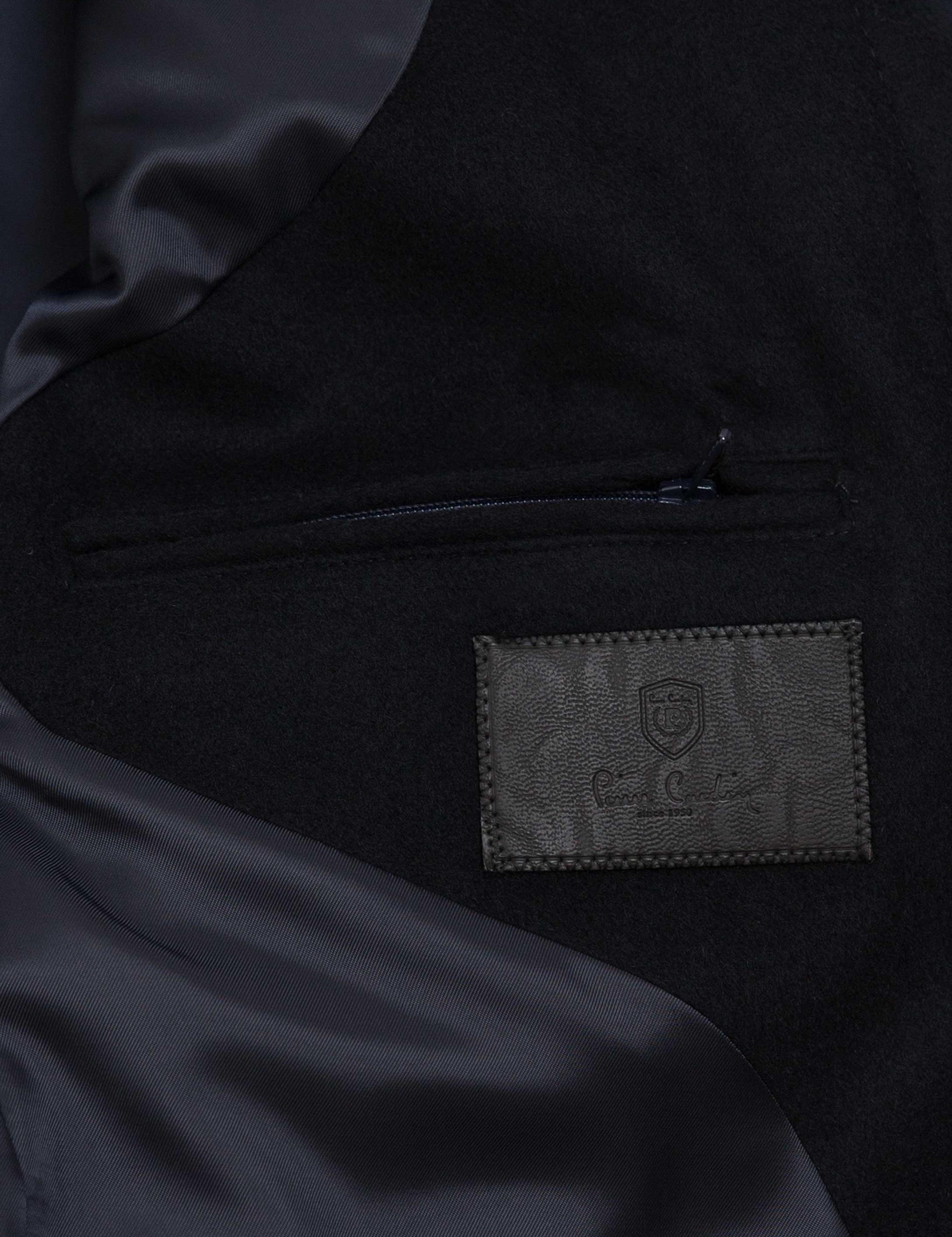 Lacivert Slim Fit Palto