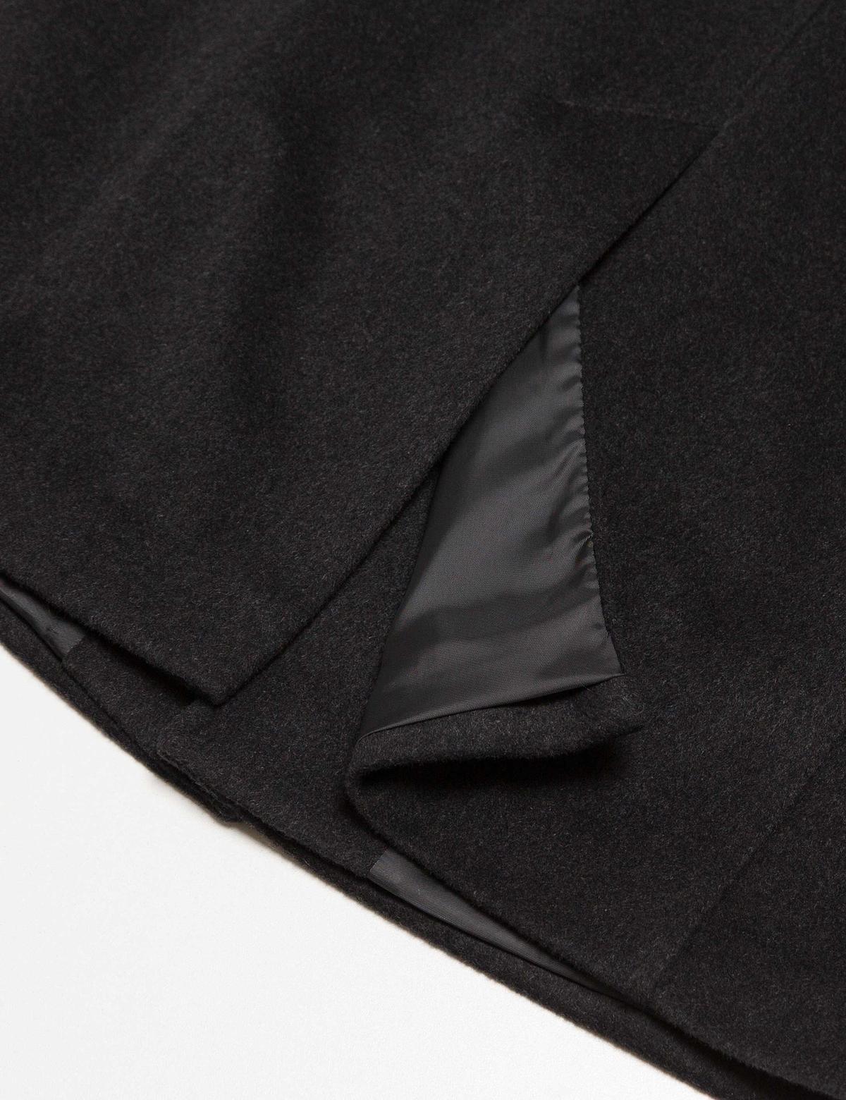 Antrasit Slim Fit Palto - 50175685046