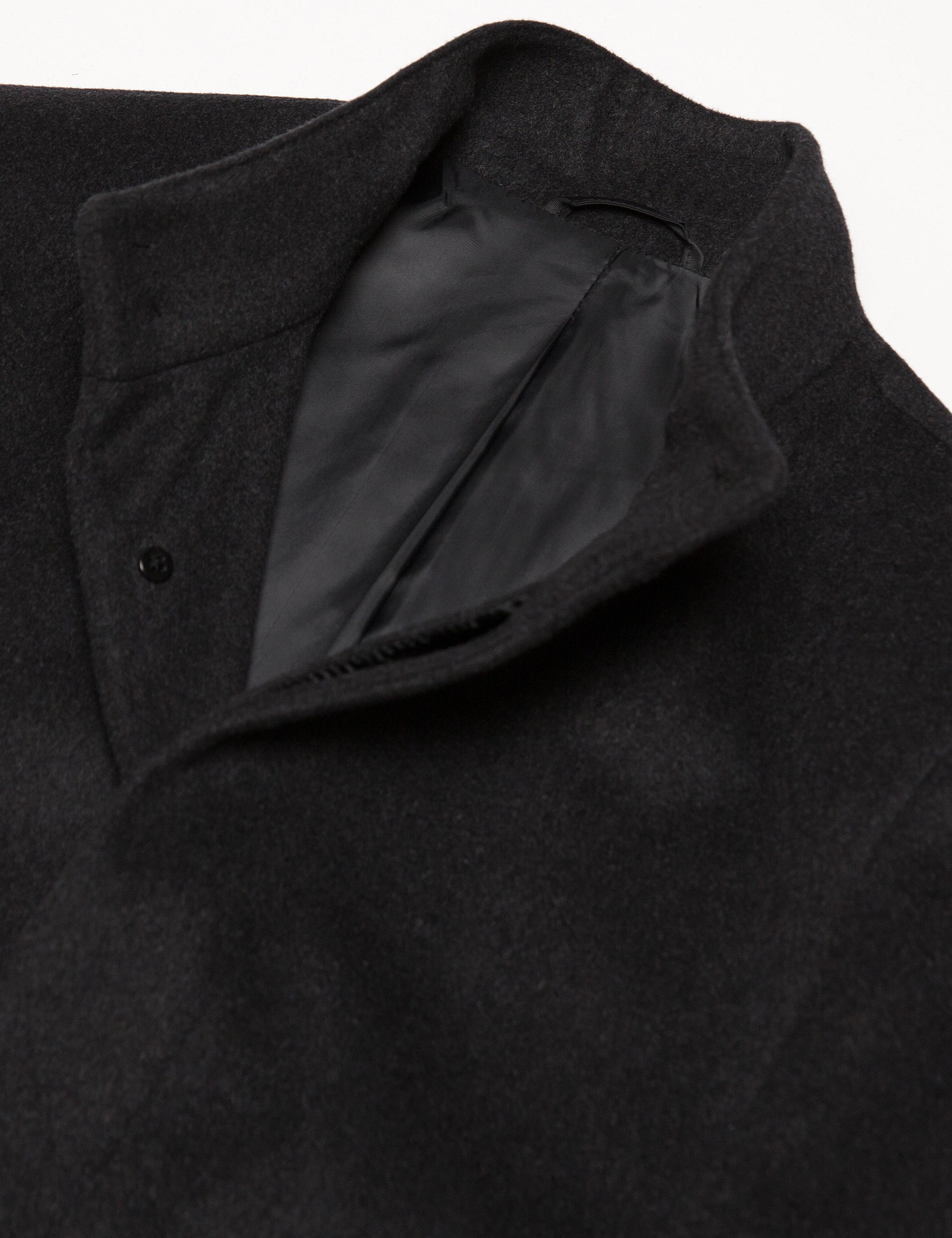 Antrasit Slim Fit Palto