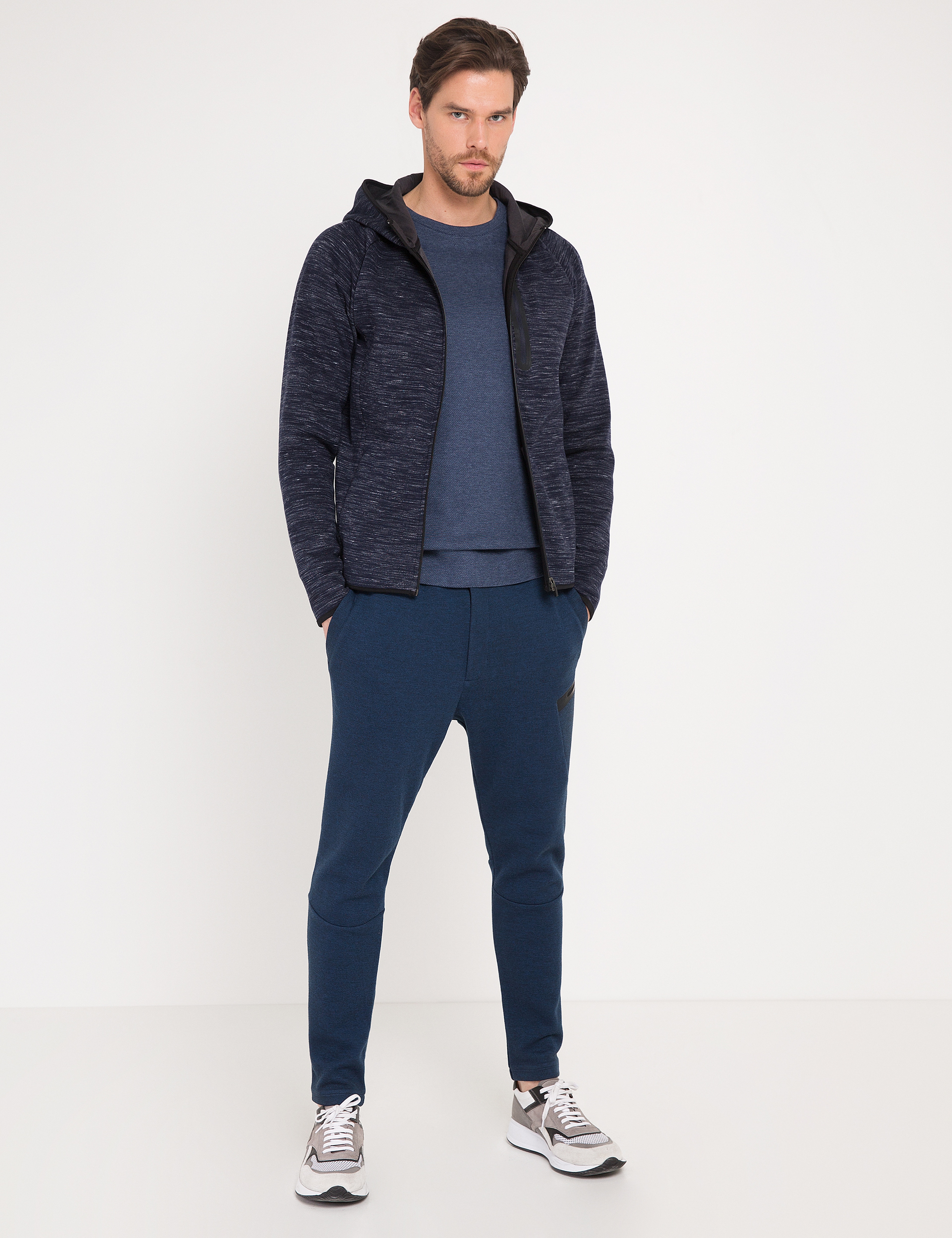 Lacivert Slim Fit Sweatshirt - Image 1