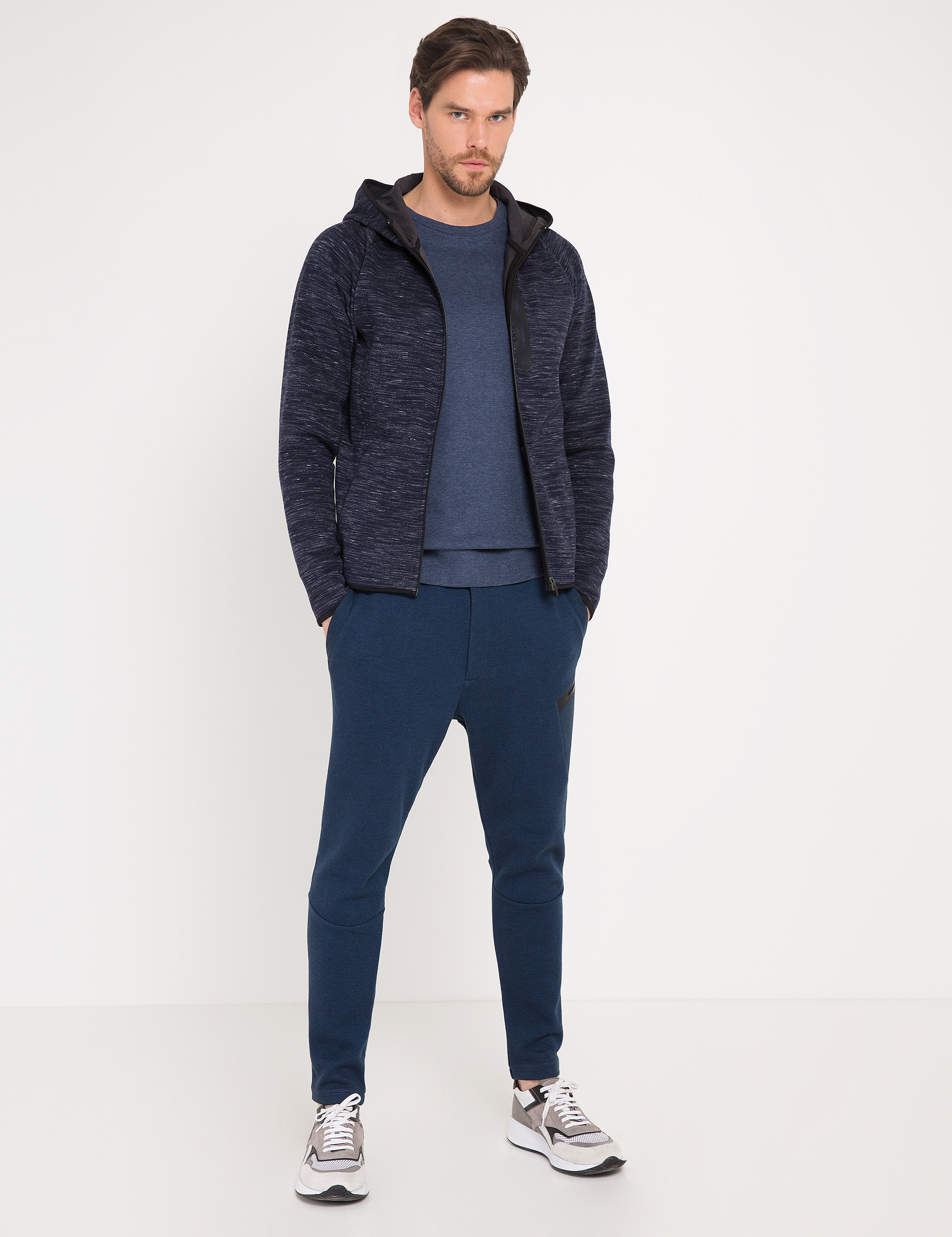 Lacivert Slim Fit Sweatshirt