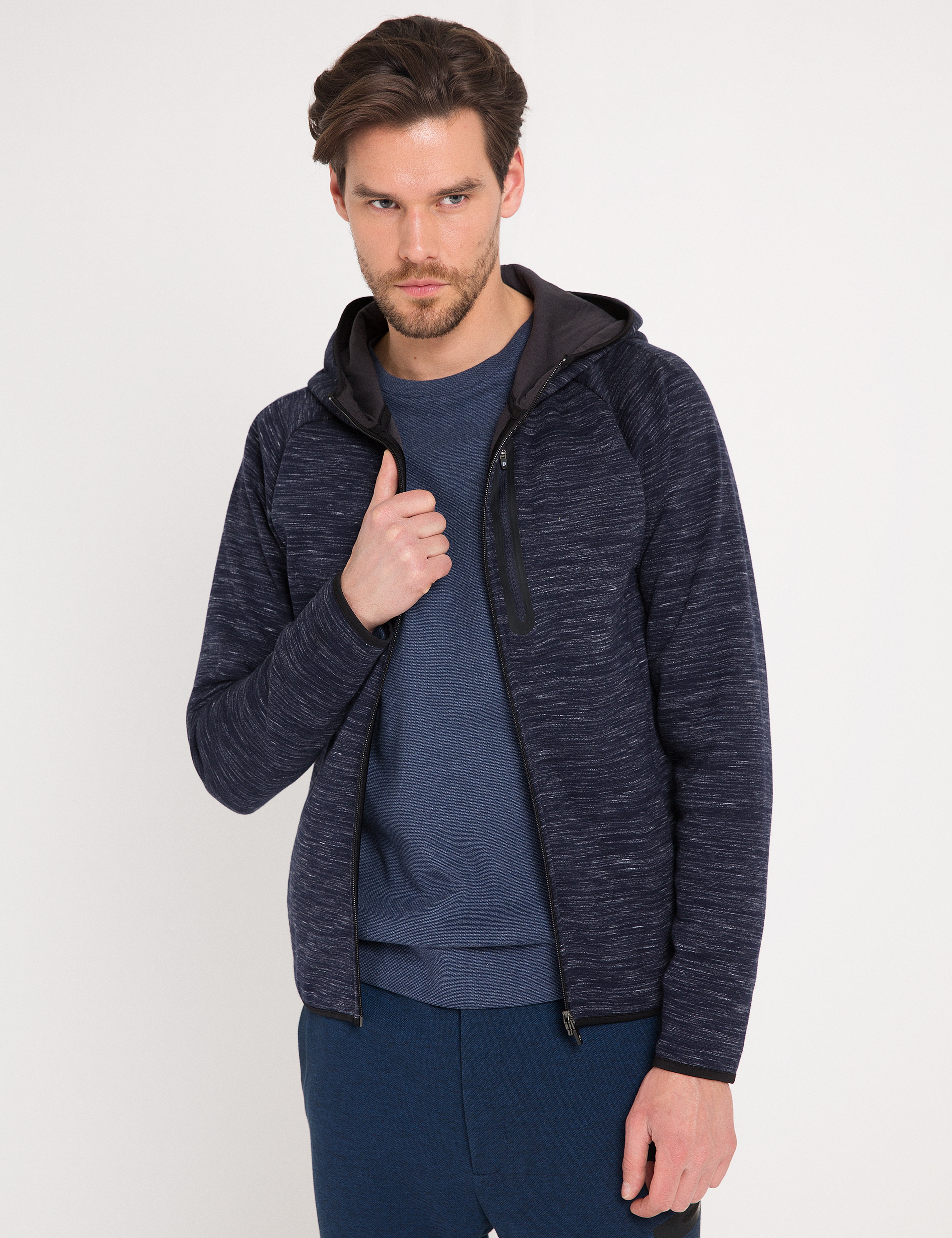 Lacivert Slim Fit Sweatshirt - Image 2