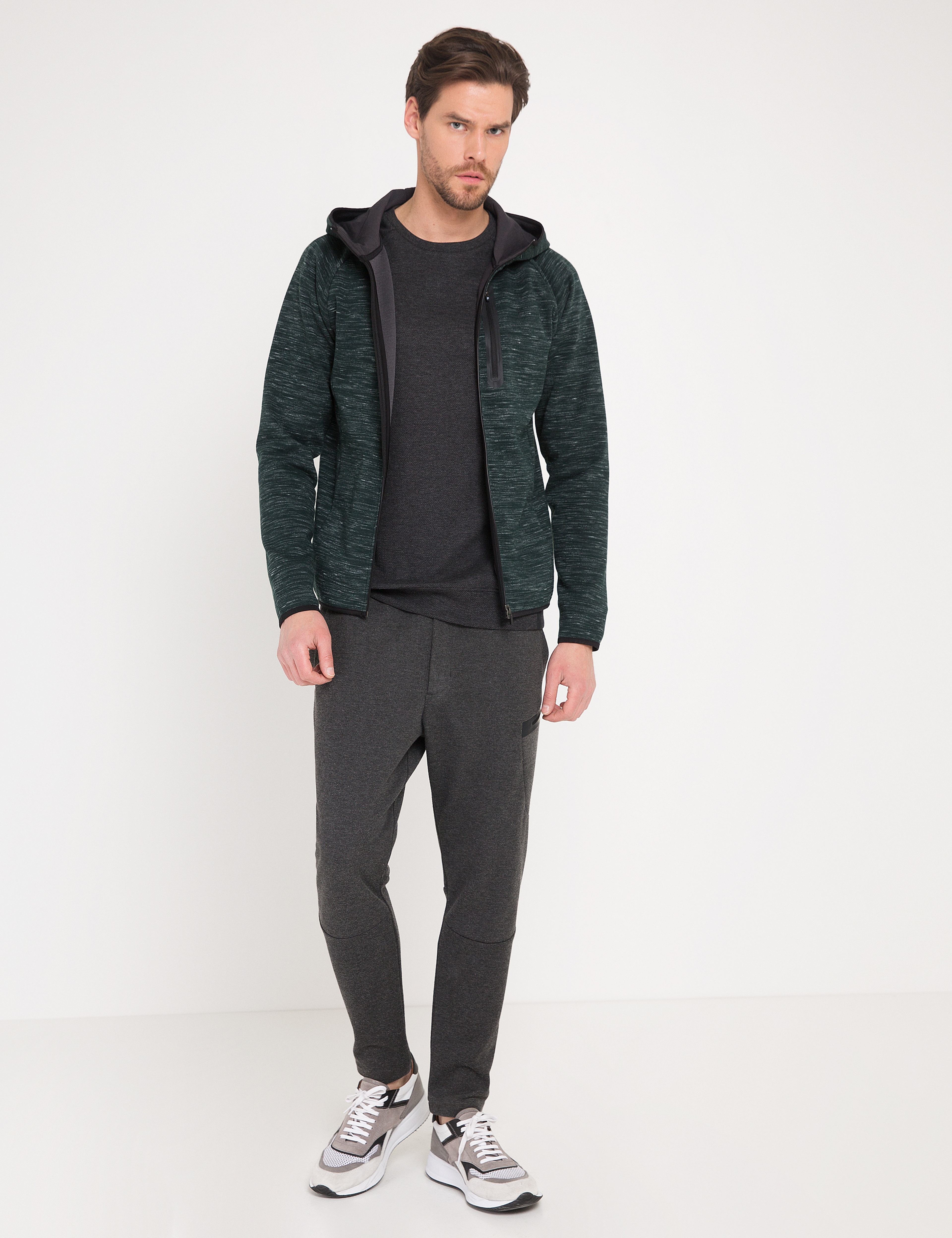 Yeşil Slim Fit Sweatshirt - Image 1