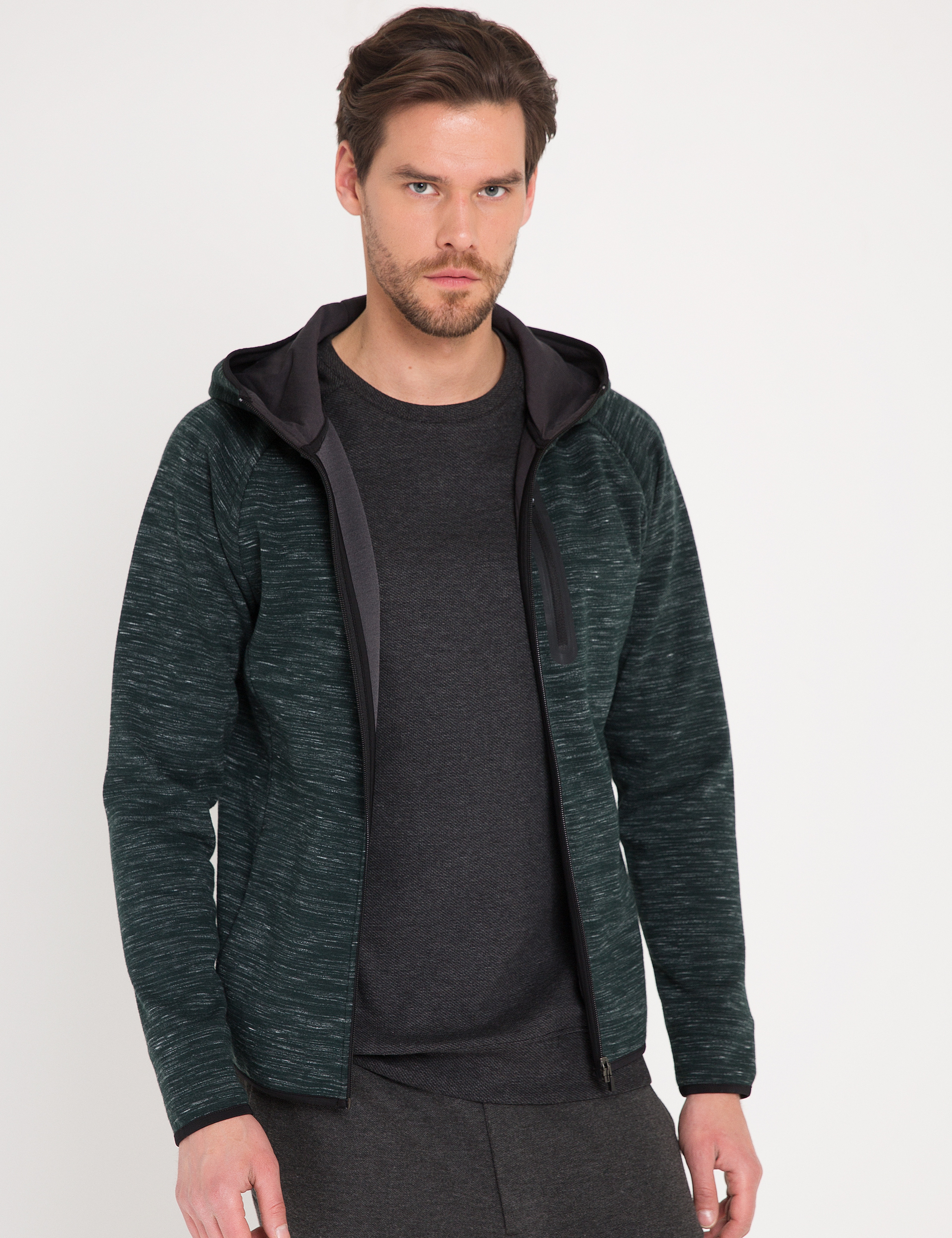Yeşil Slim Fit Sweatshirt - Image 2