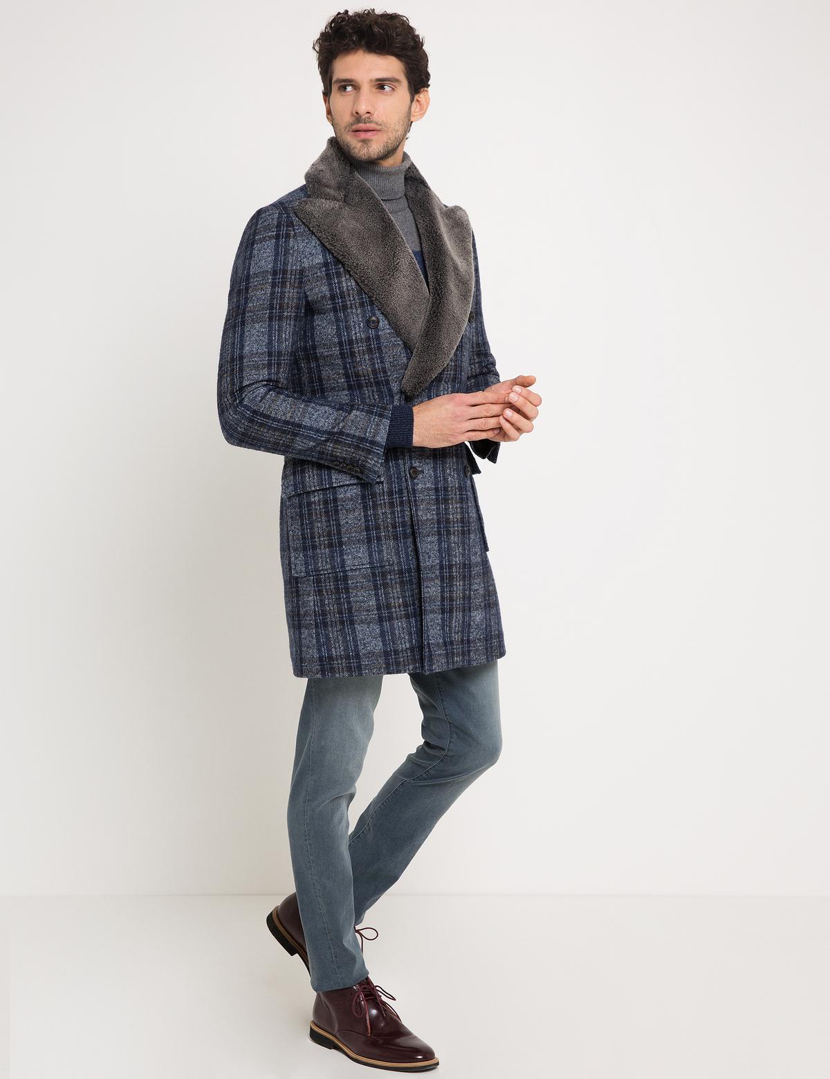 Lacivert Palto - 50176448003