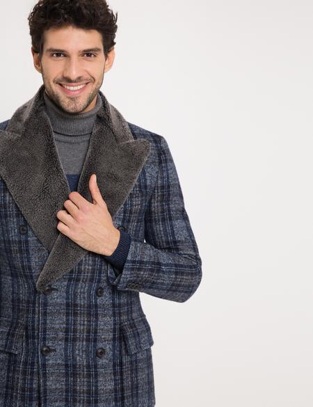 Lacivert Palto - 50176448003