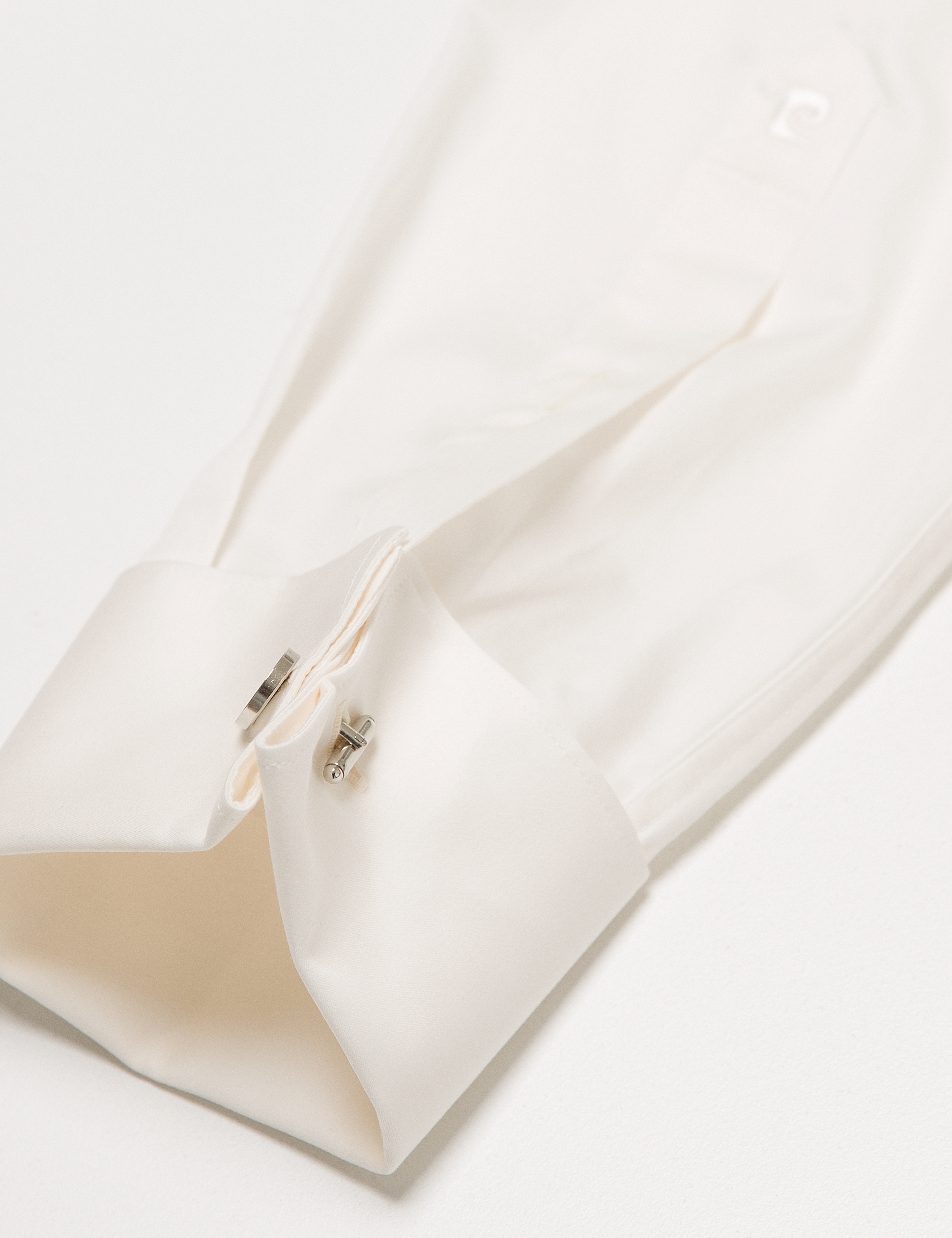 Ekru Slim Fit Smokin Gömlek