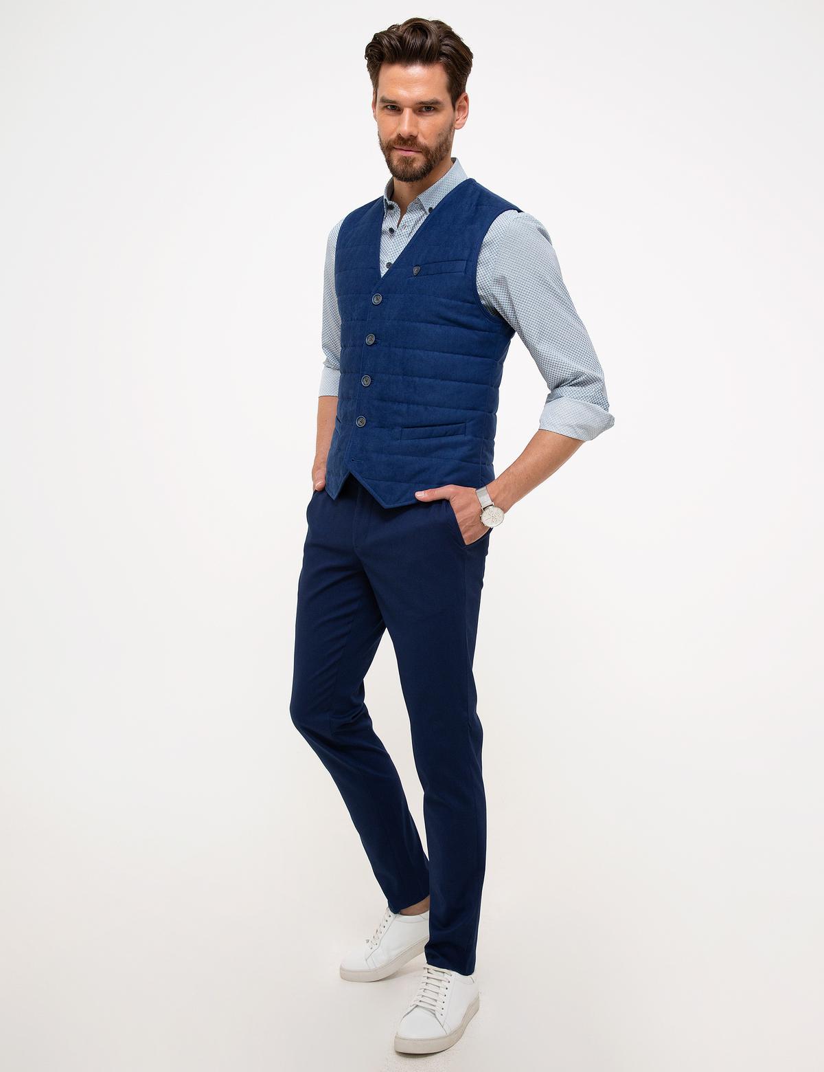 Lacivert Pantolon - 50176656014