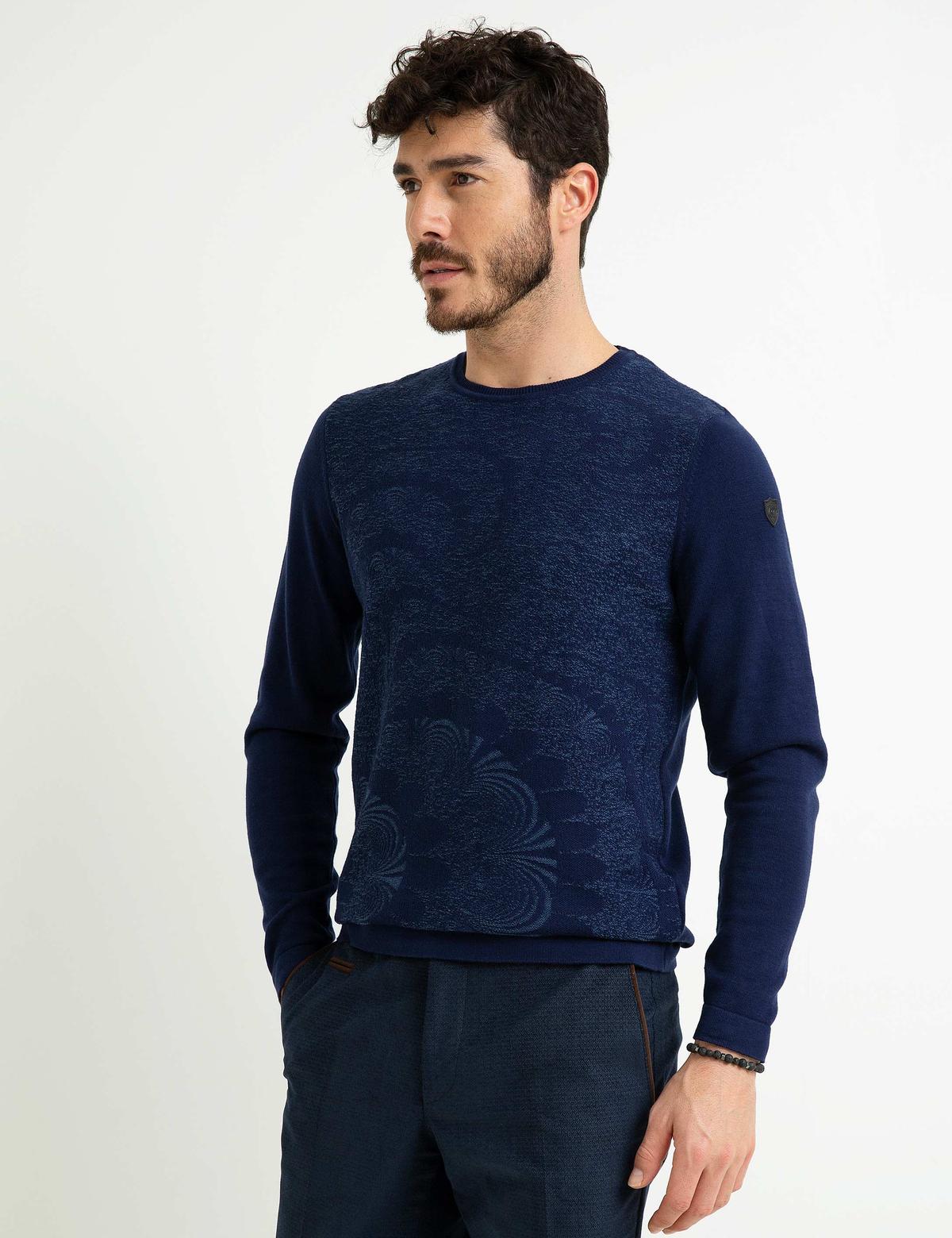 Lacivert Triko Kazak - 50177025031