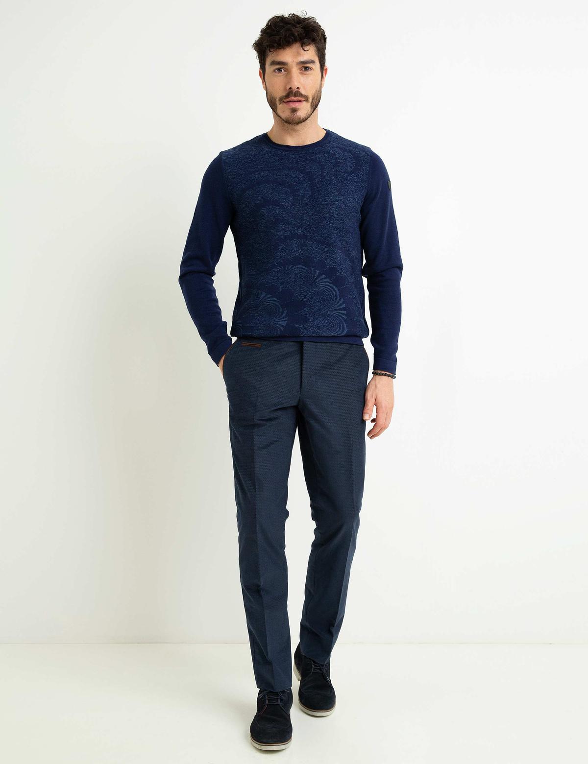 Lacivert Triko Kazak - 50177025031