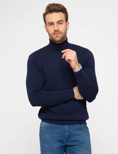 Lacivert Triko Kazak - 50177033033