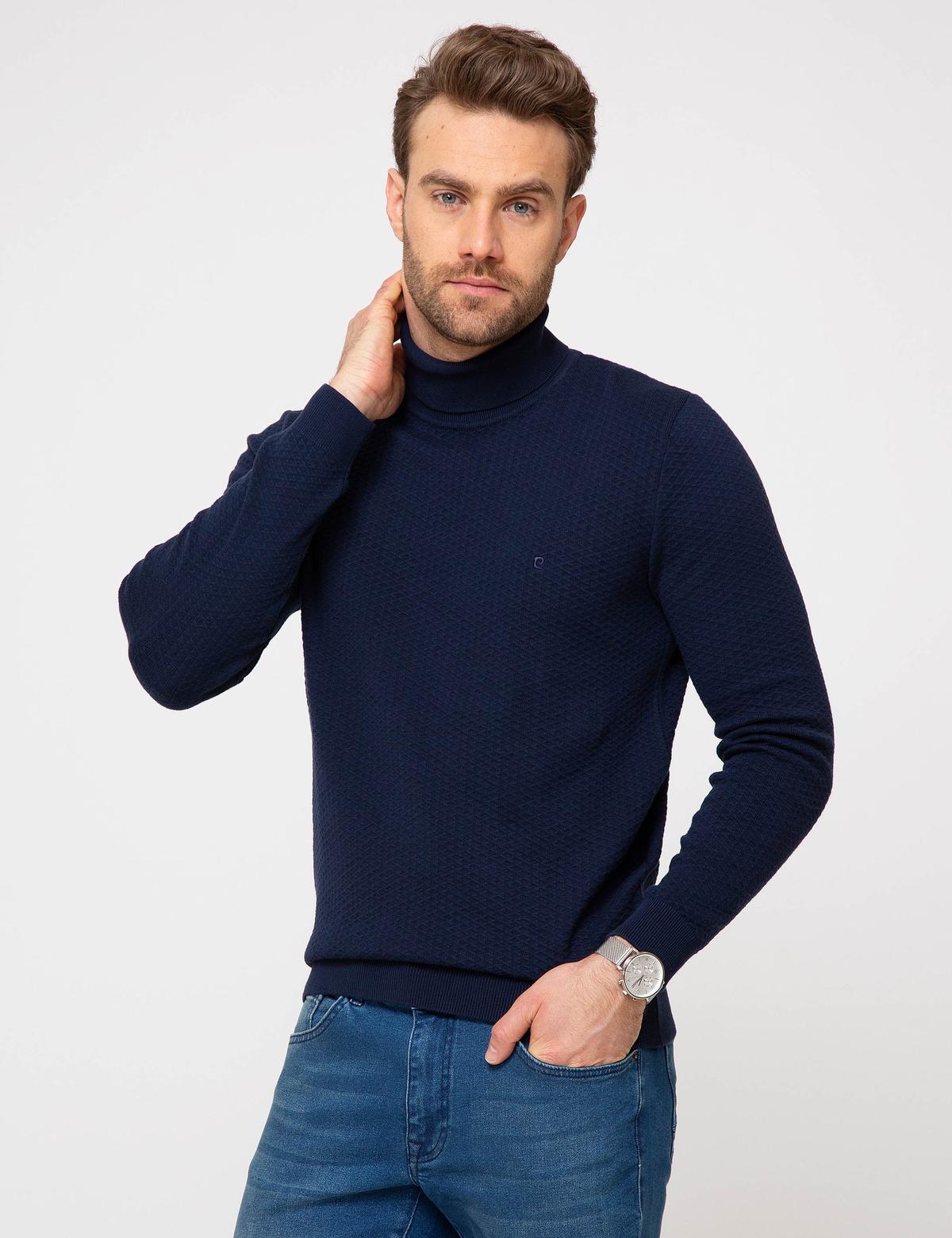 Lacivert Triko Kazak - 50177033033