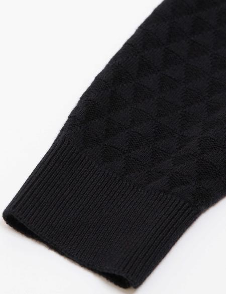 Siyah Triko Kazak - 50177035043